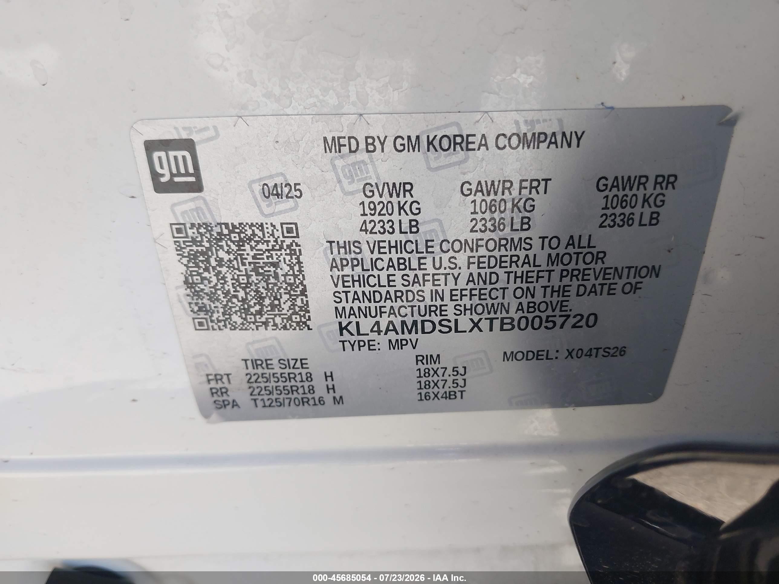 2026 Buick Encore Gx Sport Touring Fwd Белый vin: KL4AMDSLXTB005720