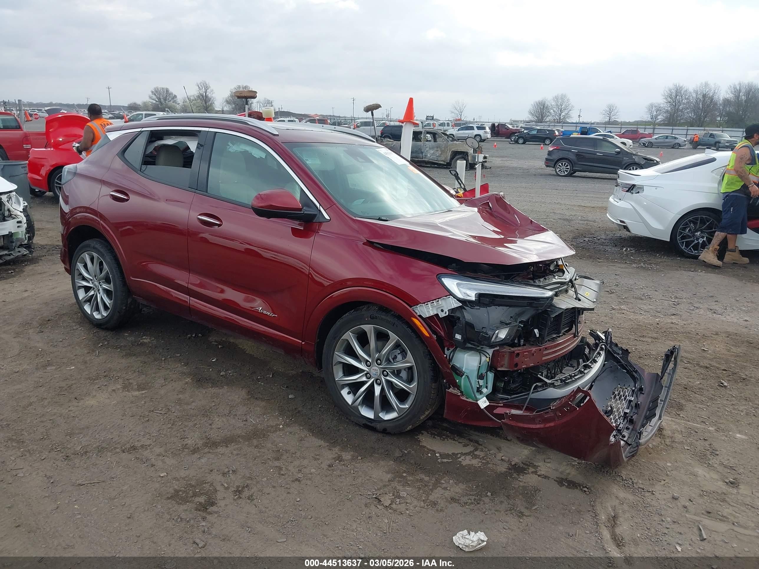2025 Buick Encore Gx Avenir Fwd Red vin: KL4AMFSL7SB134427