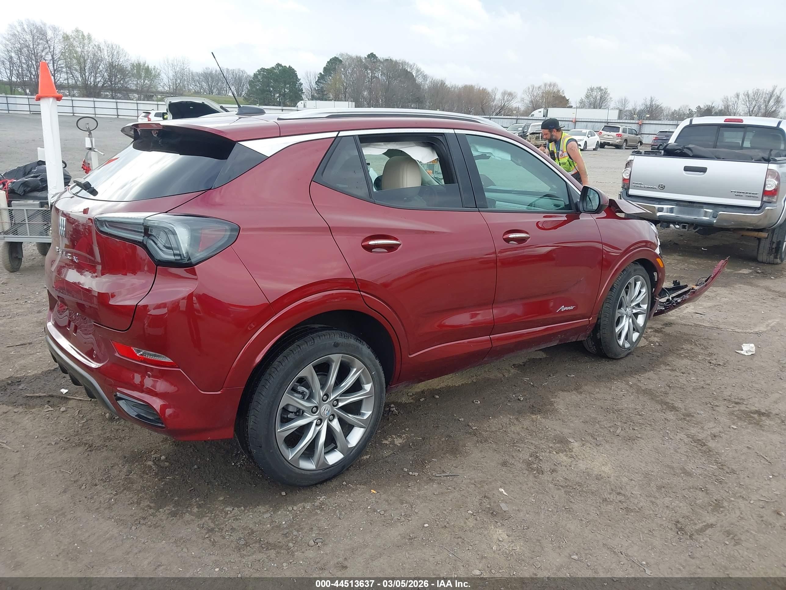 2025 Buick Encore Gx Avenir Fwd Red vin: KL4AMFSL7SB134427