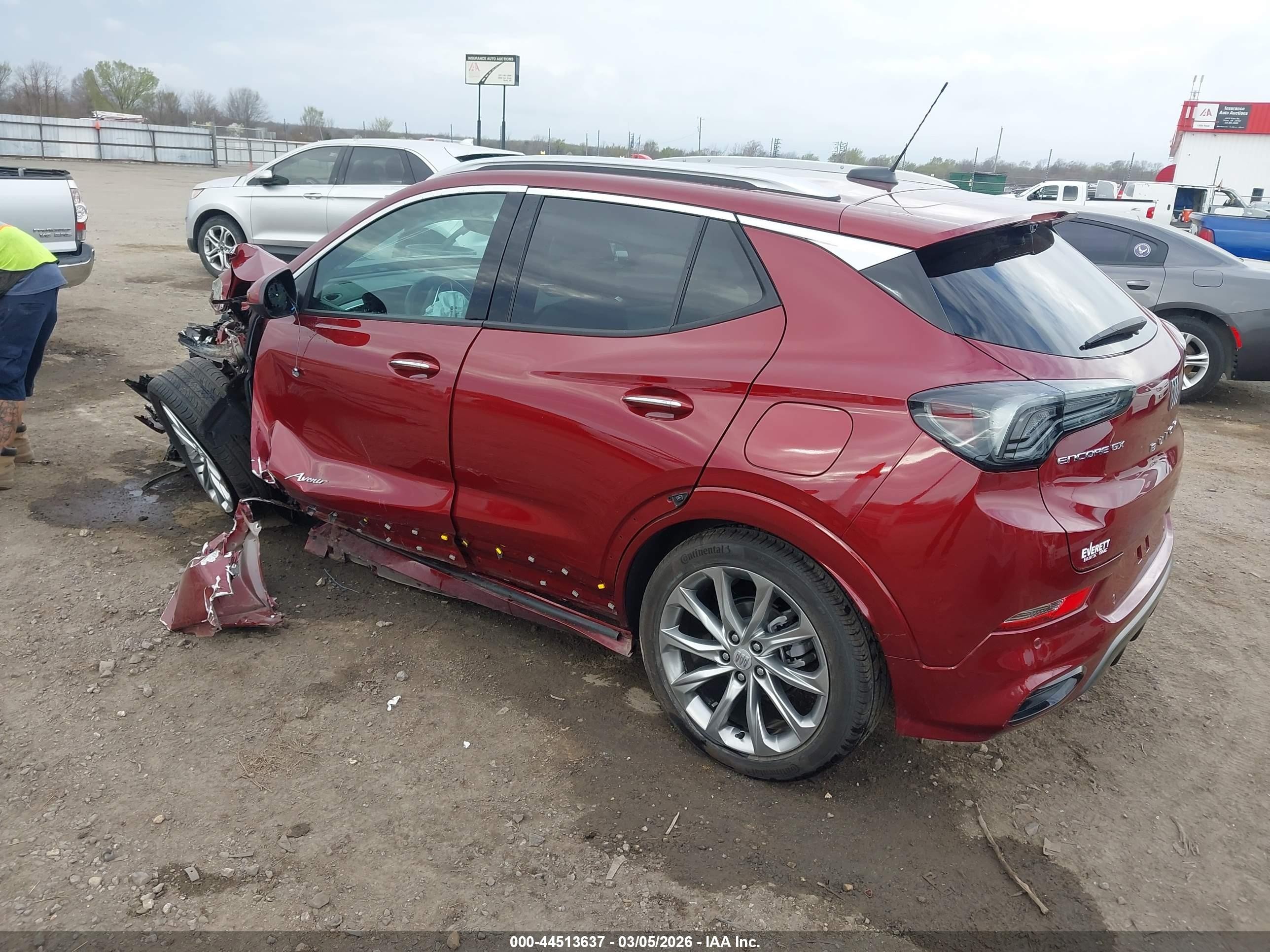2025 Buick Encore Gx Avenir Fwd Red vin: KL4AMFSL7SB134427