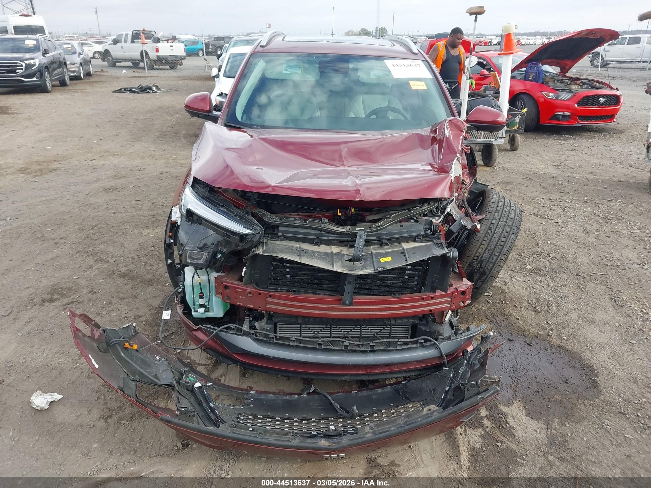 2025 Buick Encore Gx Avenir Fwd Red vin: KL4AMFSL7SB134427
