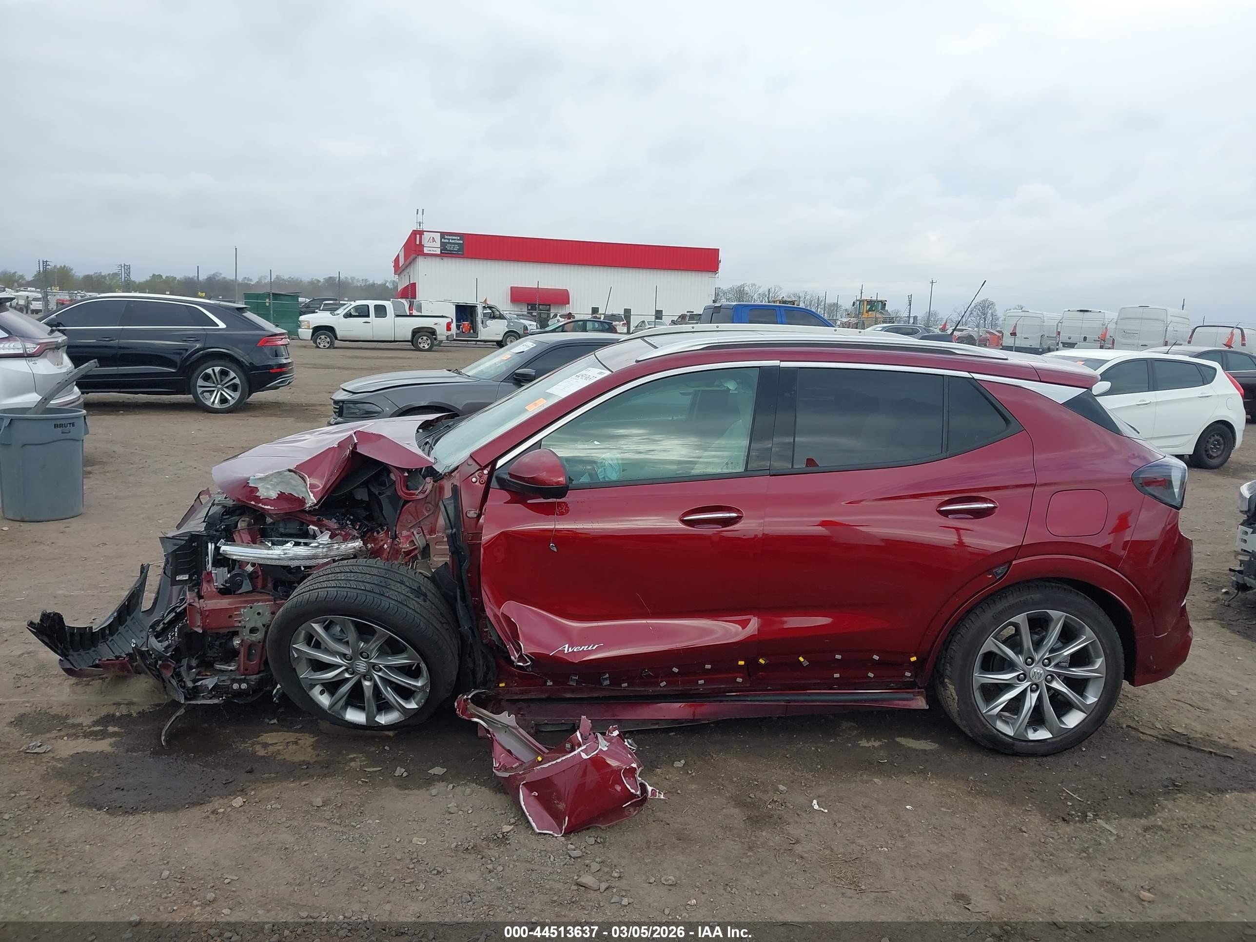 2025 Buick Encore Gx Avenir Fwd Red vin: KL4AMFSL7SB134427