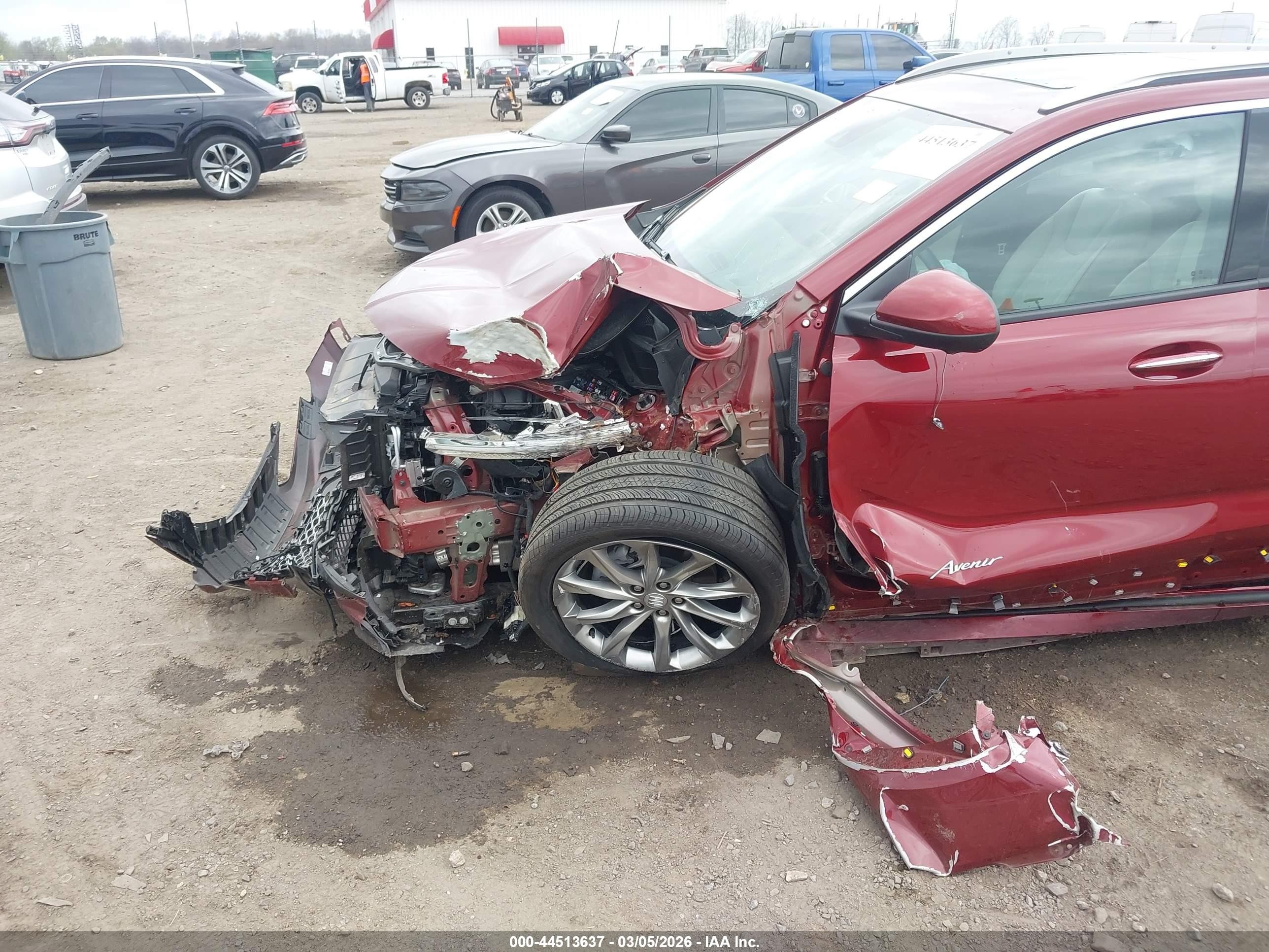 2025 Buick Encore Gx Avenir Fwd Red vin: KL4AMFSL7SB134427