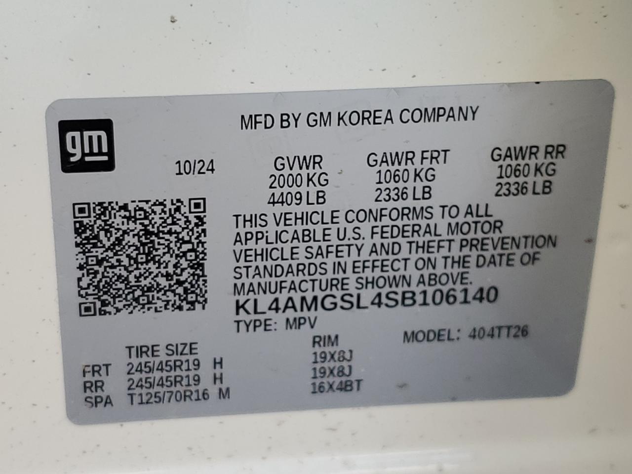 2025 Buick Encore Gx Avenir White vin: KL4AMGSL4SB106140