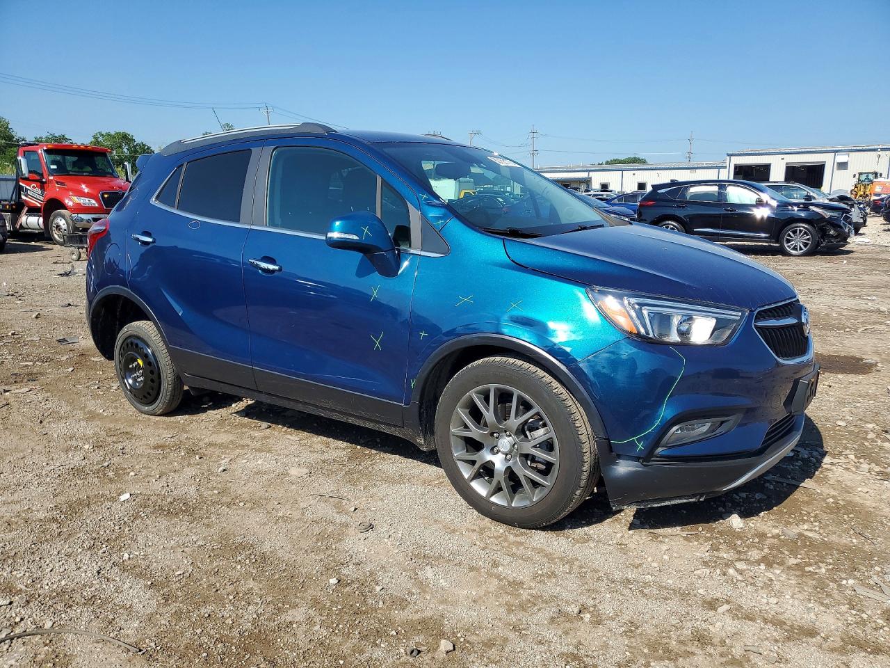 2019 Buick Encore Sport Touring Blue vin: KL4CJ1SB3KB913481