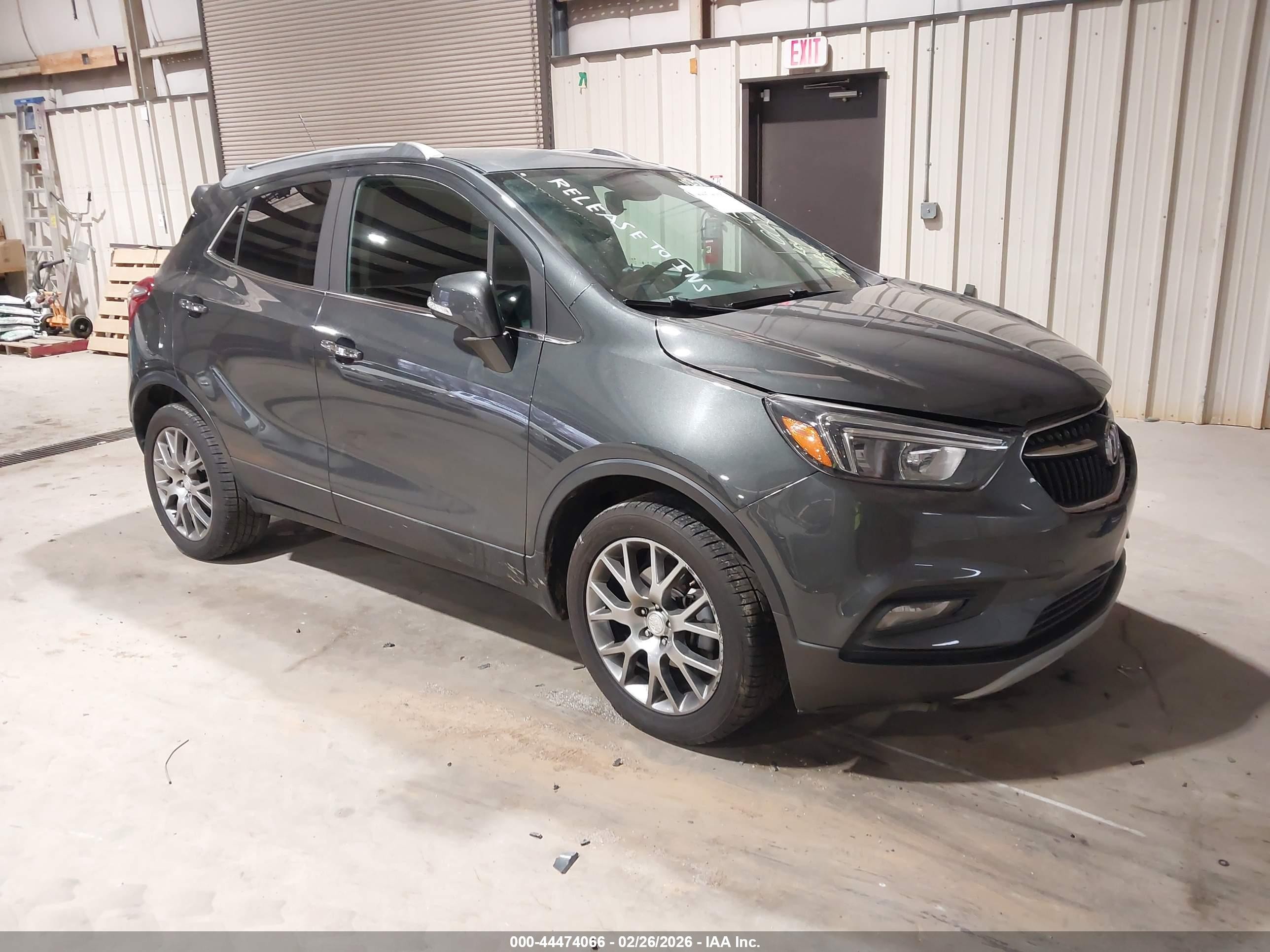 2018 Buick Encore Sport Touring Gray vin: KL4CJ1SB5JB656029