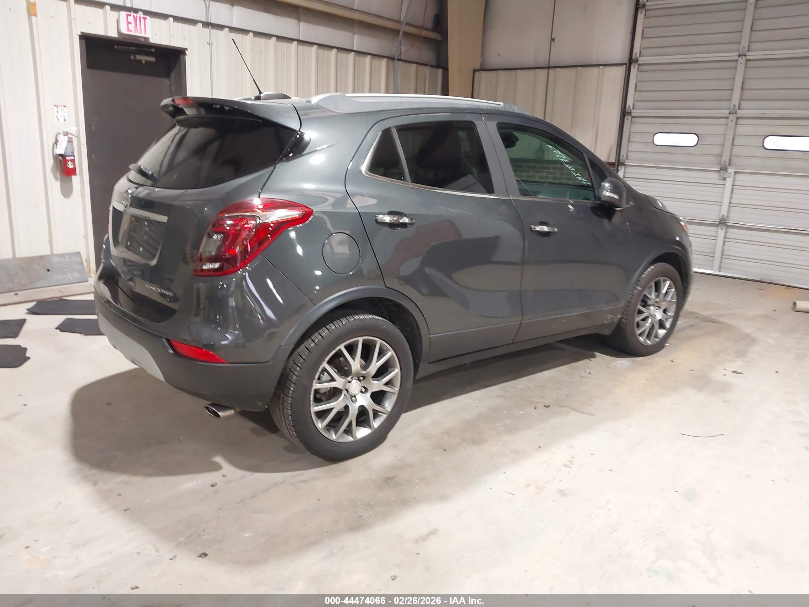 2018 Buick Encore Sport Touring Gray vin: KL4CJ1SB5JB656029
