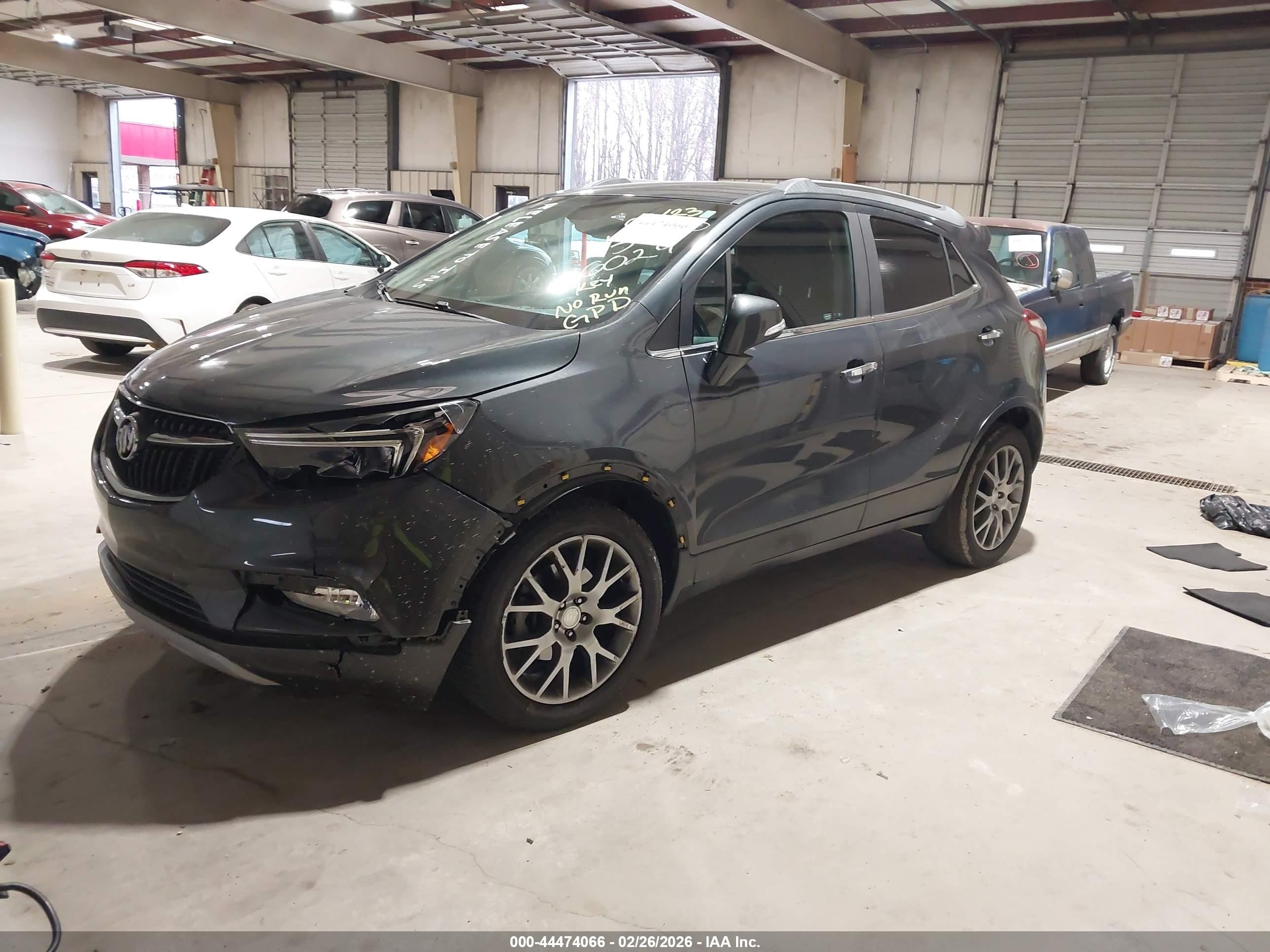 2018 Buick Encore Sport Touring Gray vin: KL4CJ1SB5JB656029