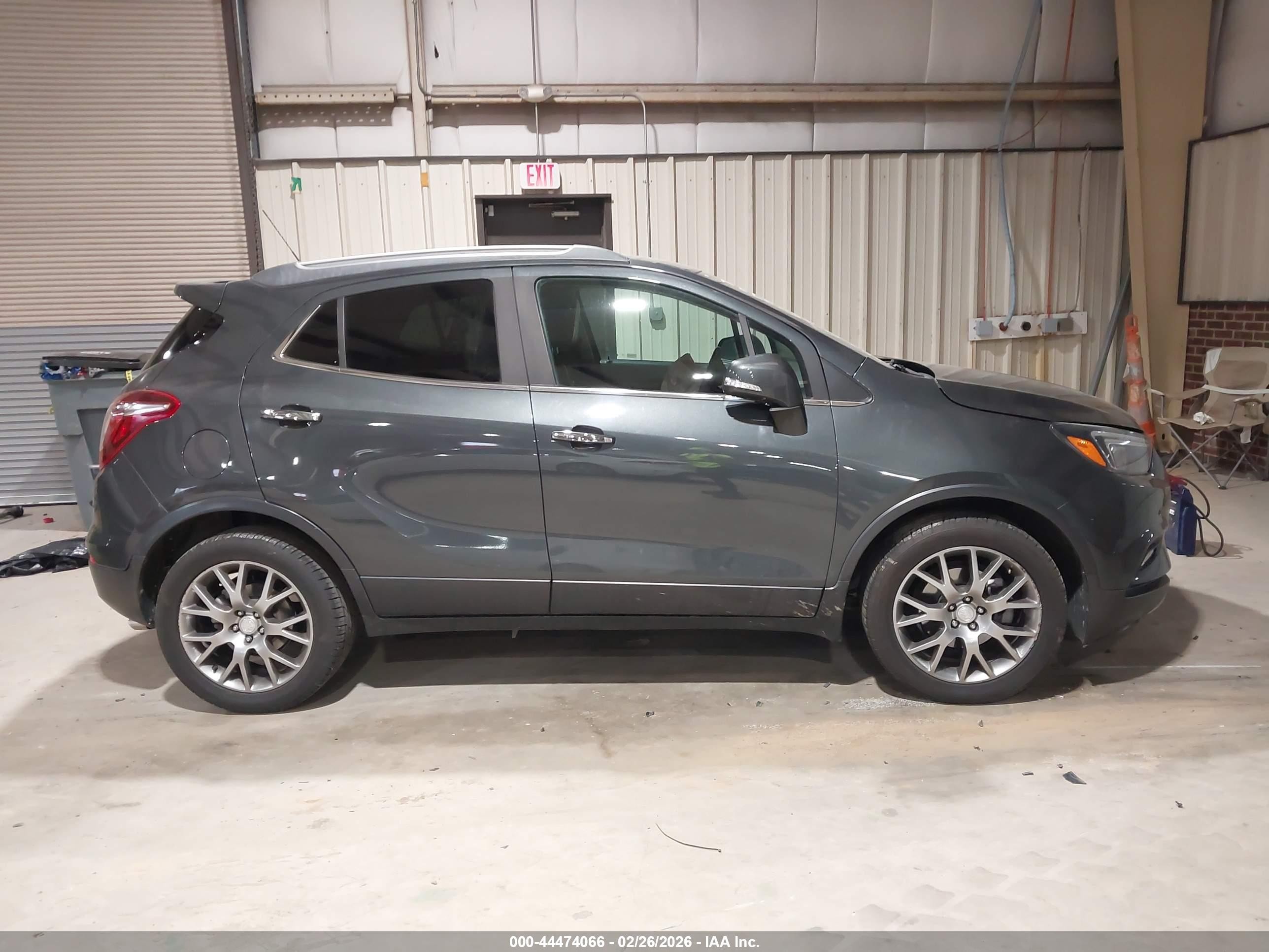 2018 Buick Encore Sport Touring Gray vin: KL4CJ1SB5JB656029