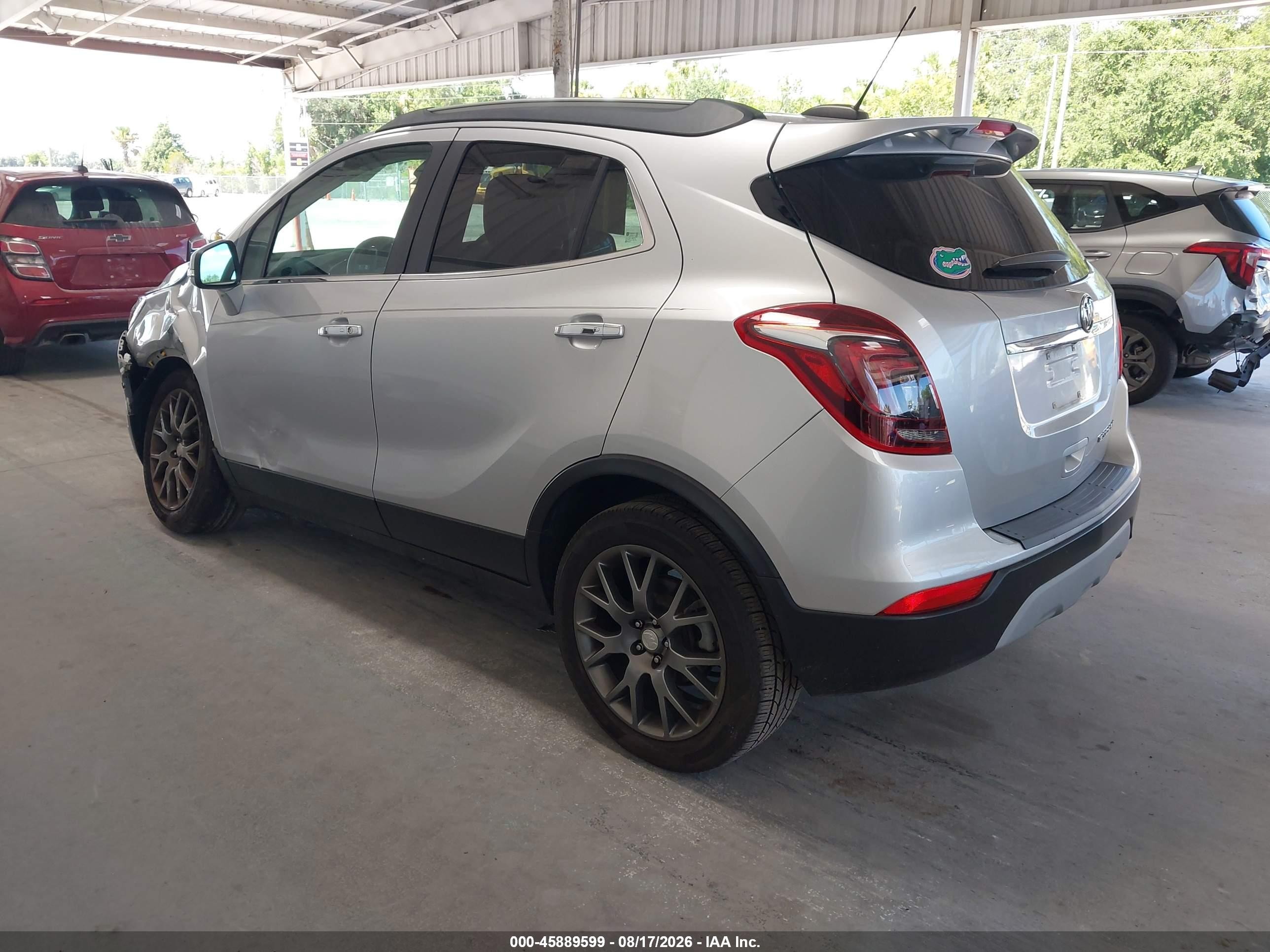 2019 Buick Encore Fwd Sport Touring Silver vin: KL4CJ1SB5KB712732