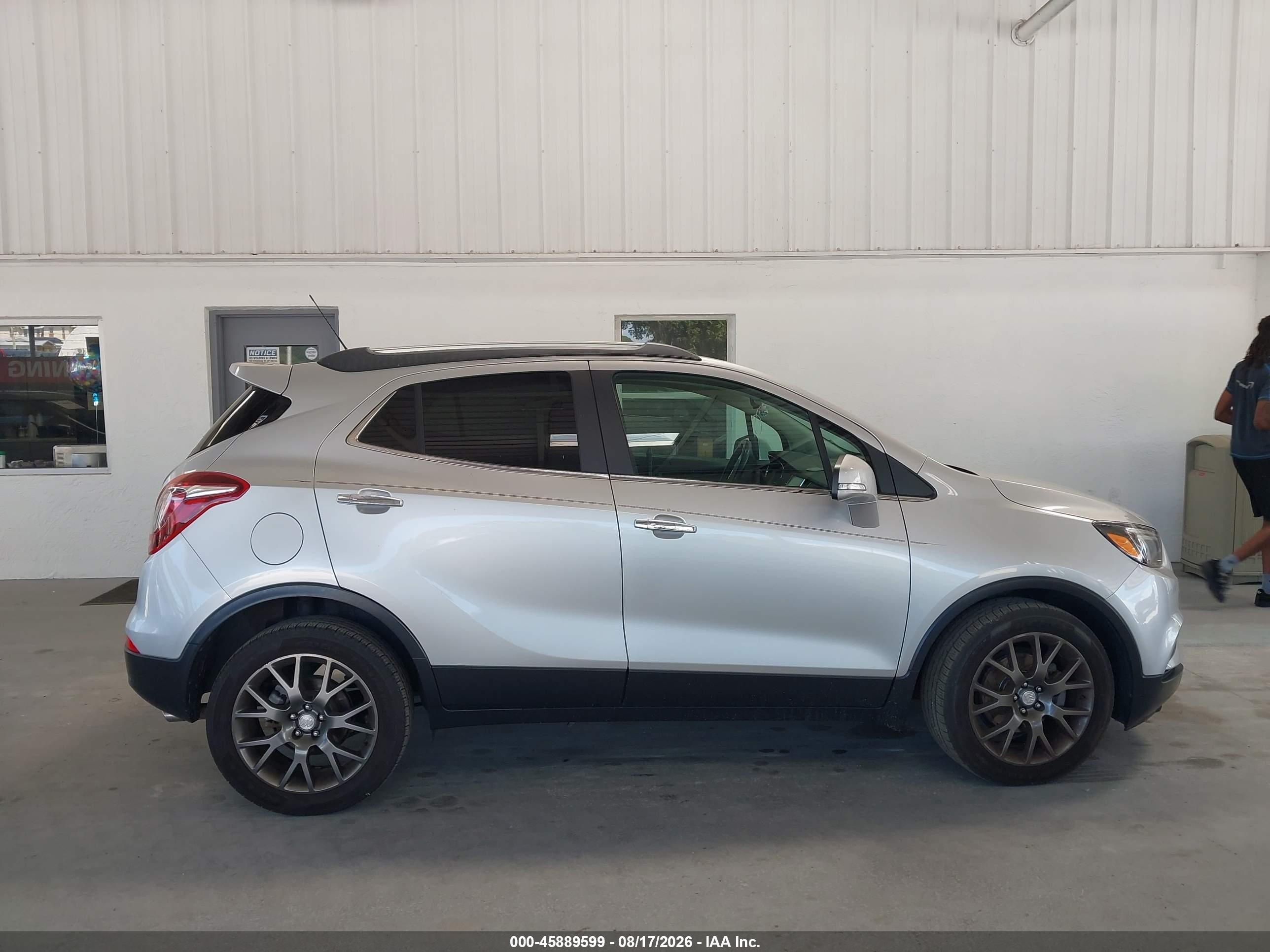 2019 Buick Encore Fwd Sport Touring Silver vin: KL4CJ1SB5KB712732