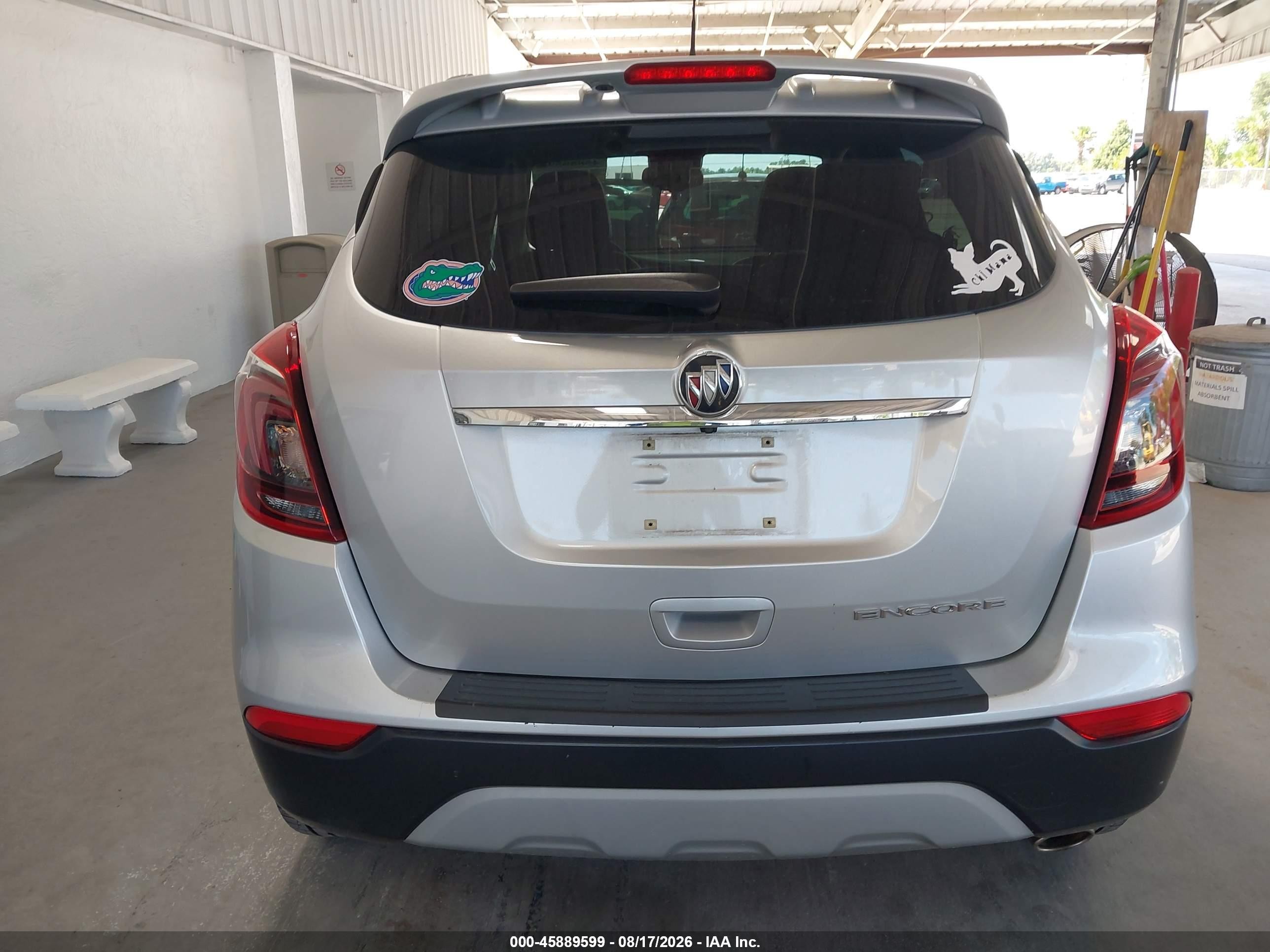 2019 Buick Encore Fwd Sport Touring Silver vin: KL4CJ1SB5KB712732
