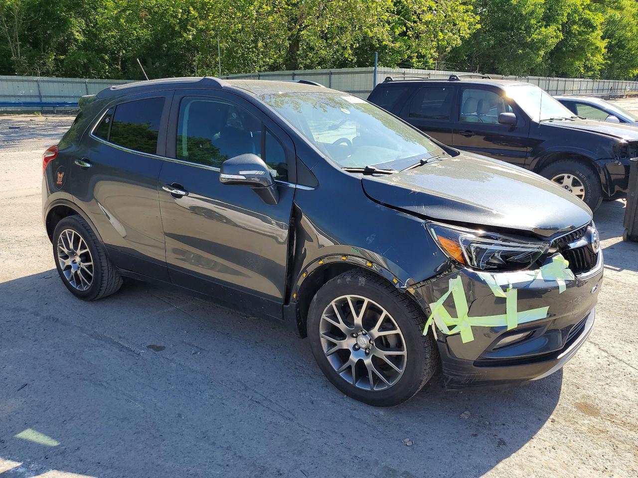2018 Buick Encore Sport Touring Серый vin: KL4CJ1SB8JB537925