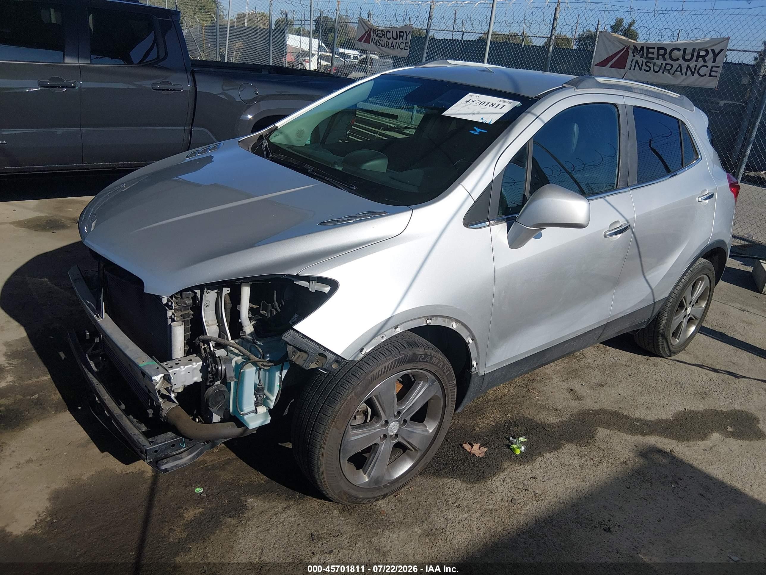 2013 Buick Encore   Silver vin: KL4CJASB0DB083058