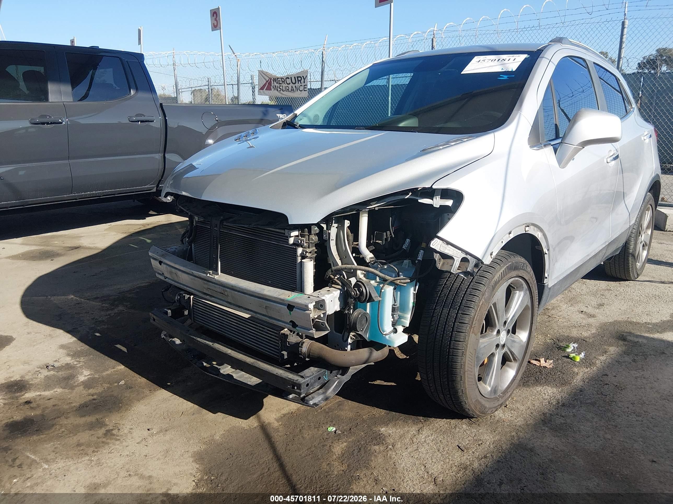 2013 Buick Encore   Silver vin: KL4CJASB0DB083058