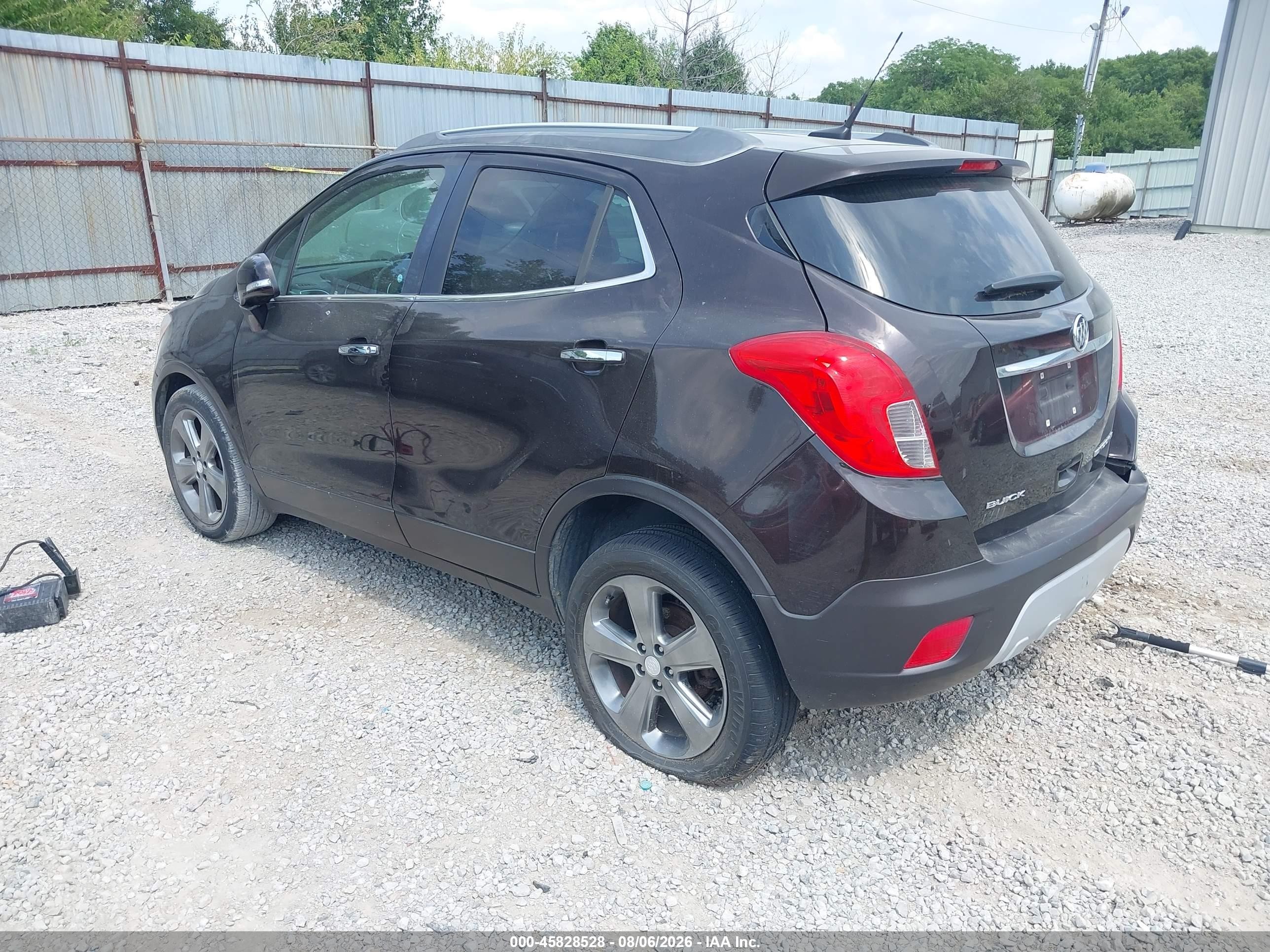2014 Buick Encore Brown vin: KL4CJASB0EB774592