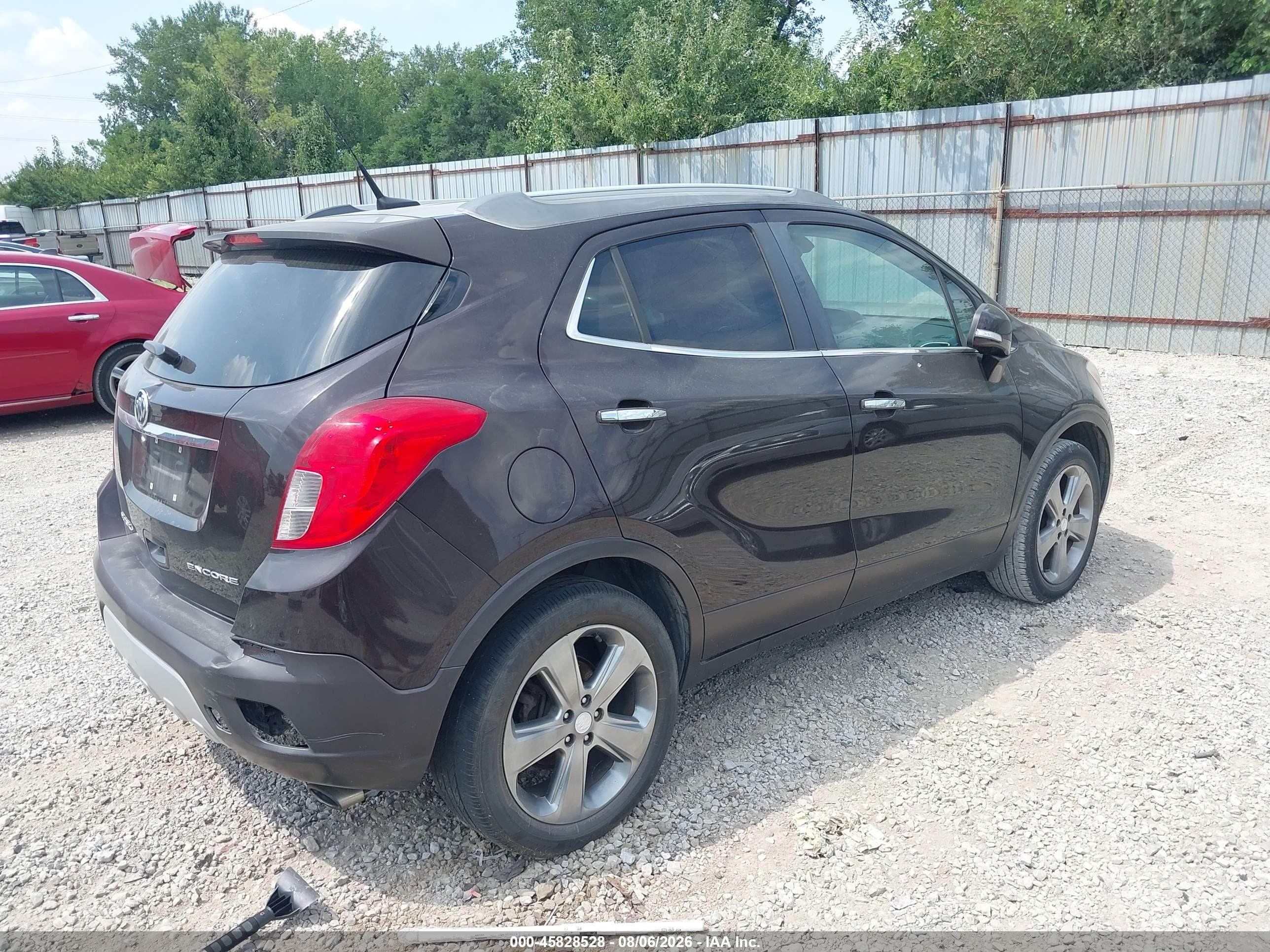 2014 Buick Encore Brown vin: KL4CJASB0EB774592