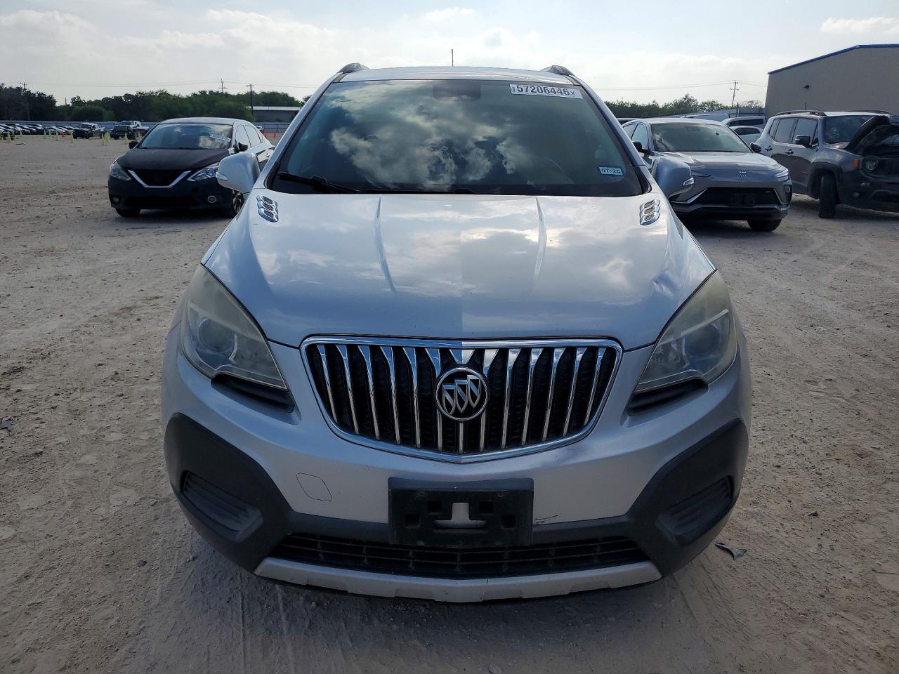 2015 Buick Encore Silver vin: KL4CJASB0FB122380