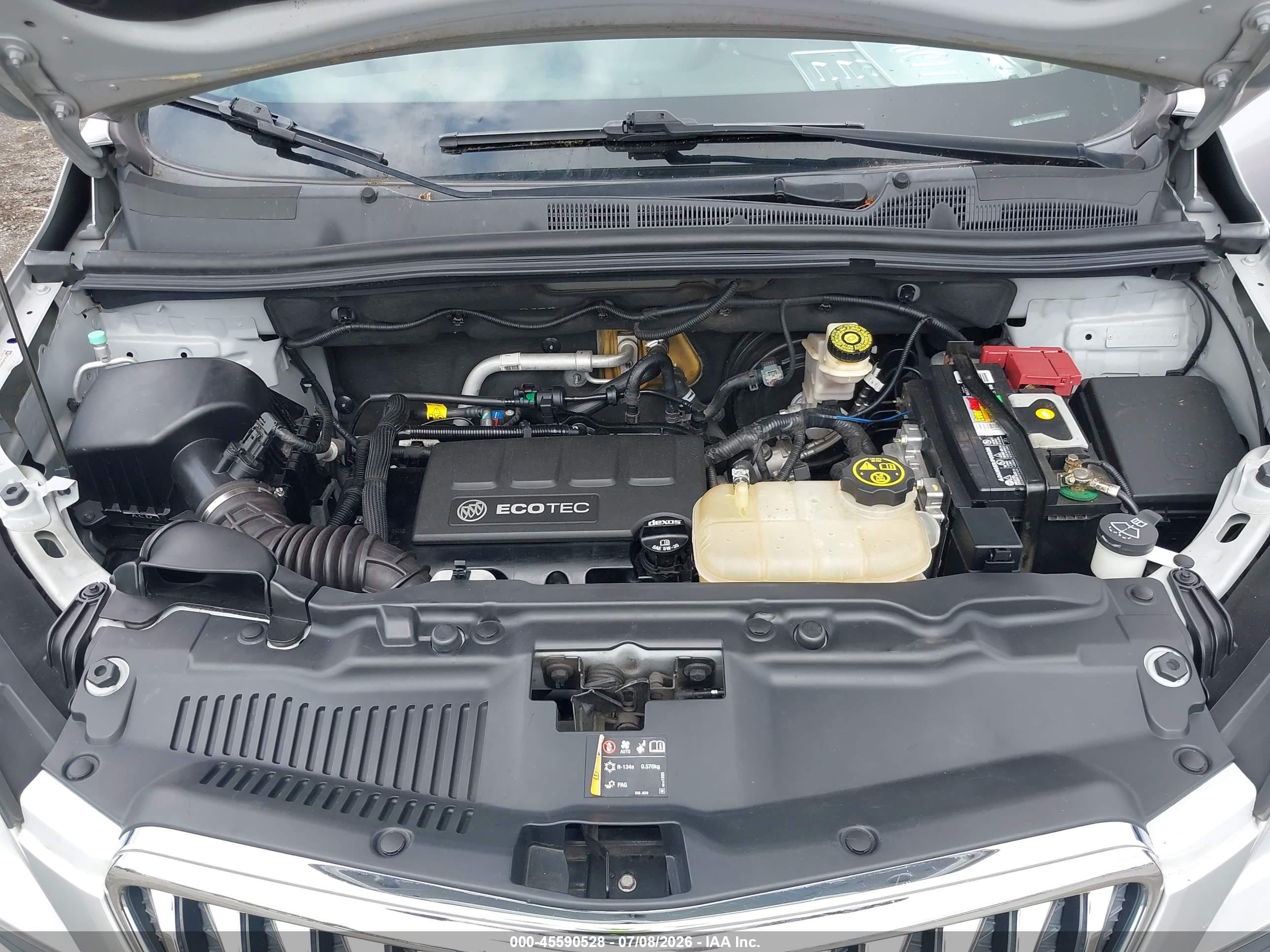 2015 Buick Encore   Silver vin: KL4CJASB0FB264891