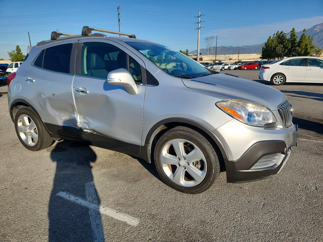 2015 Buick Encore Silver vin: KL4CJASB0FB266558