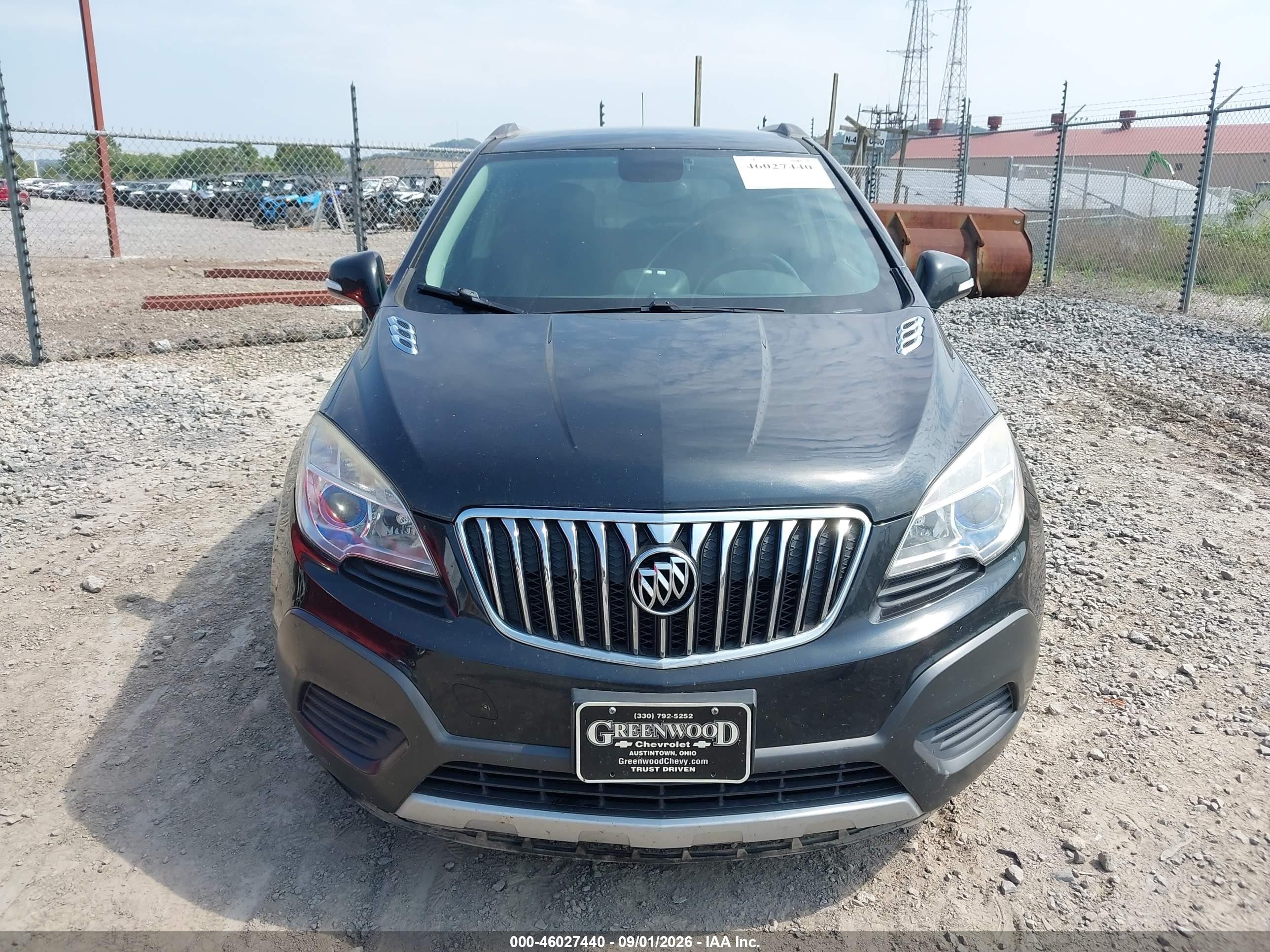 2015 Buick Encore   Black vin: KL4CJASB0FB269850