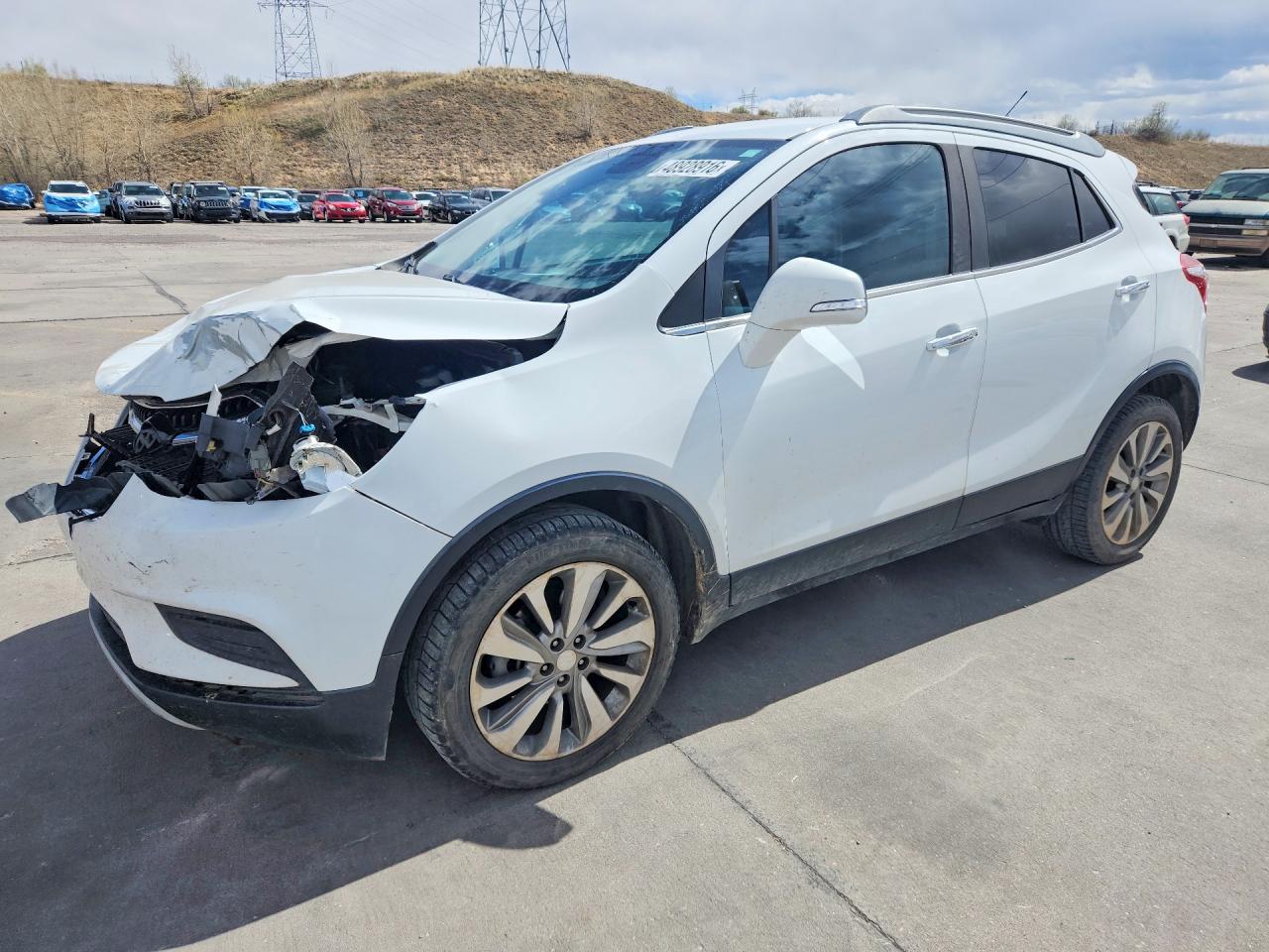 2018 Buick Encore Preferred White vin: KL4CJASB0JB529253