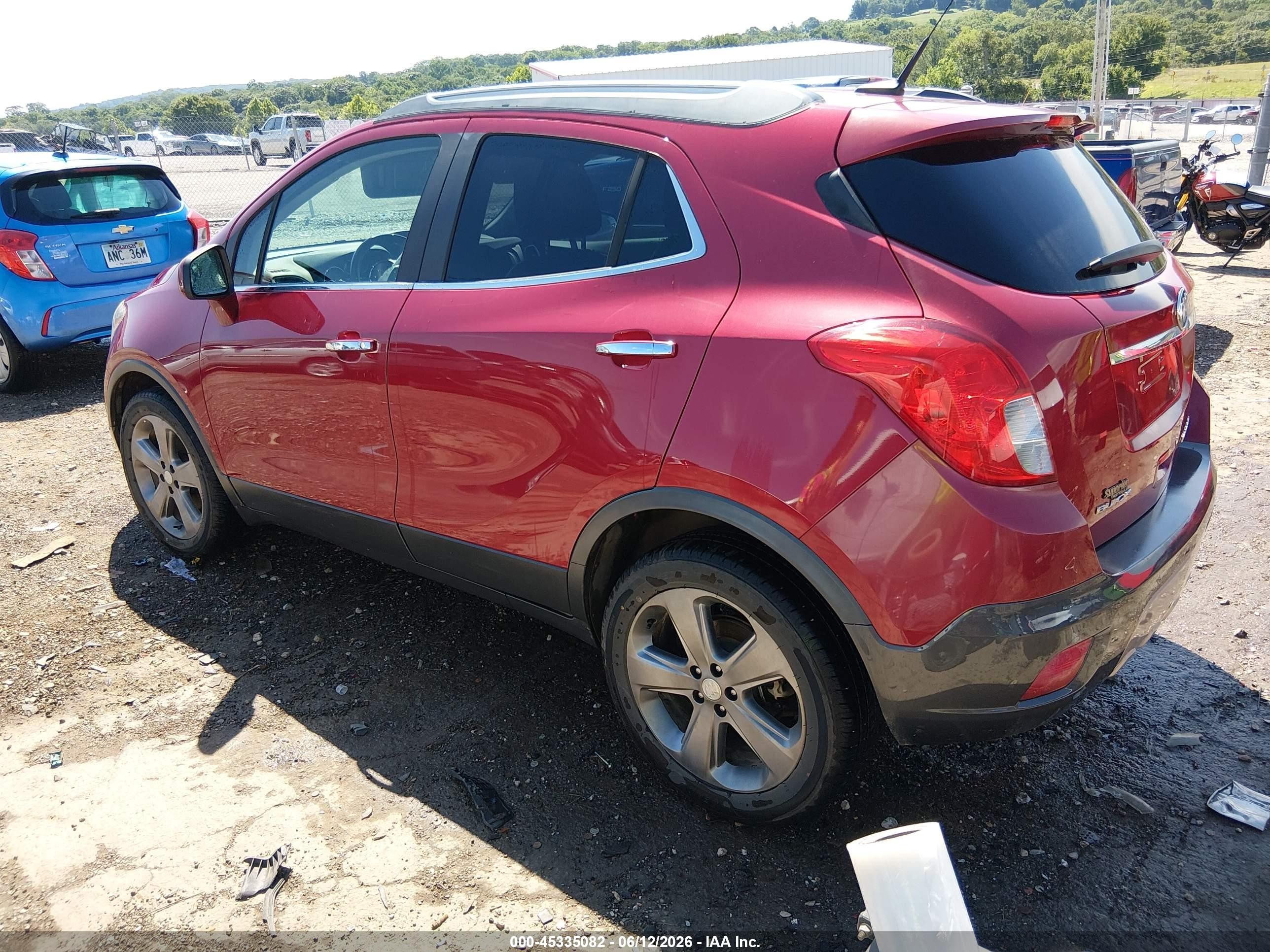 2013 Buick Encore   Red vin: KL4CJASB1DB180639