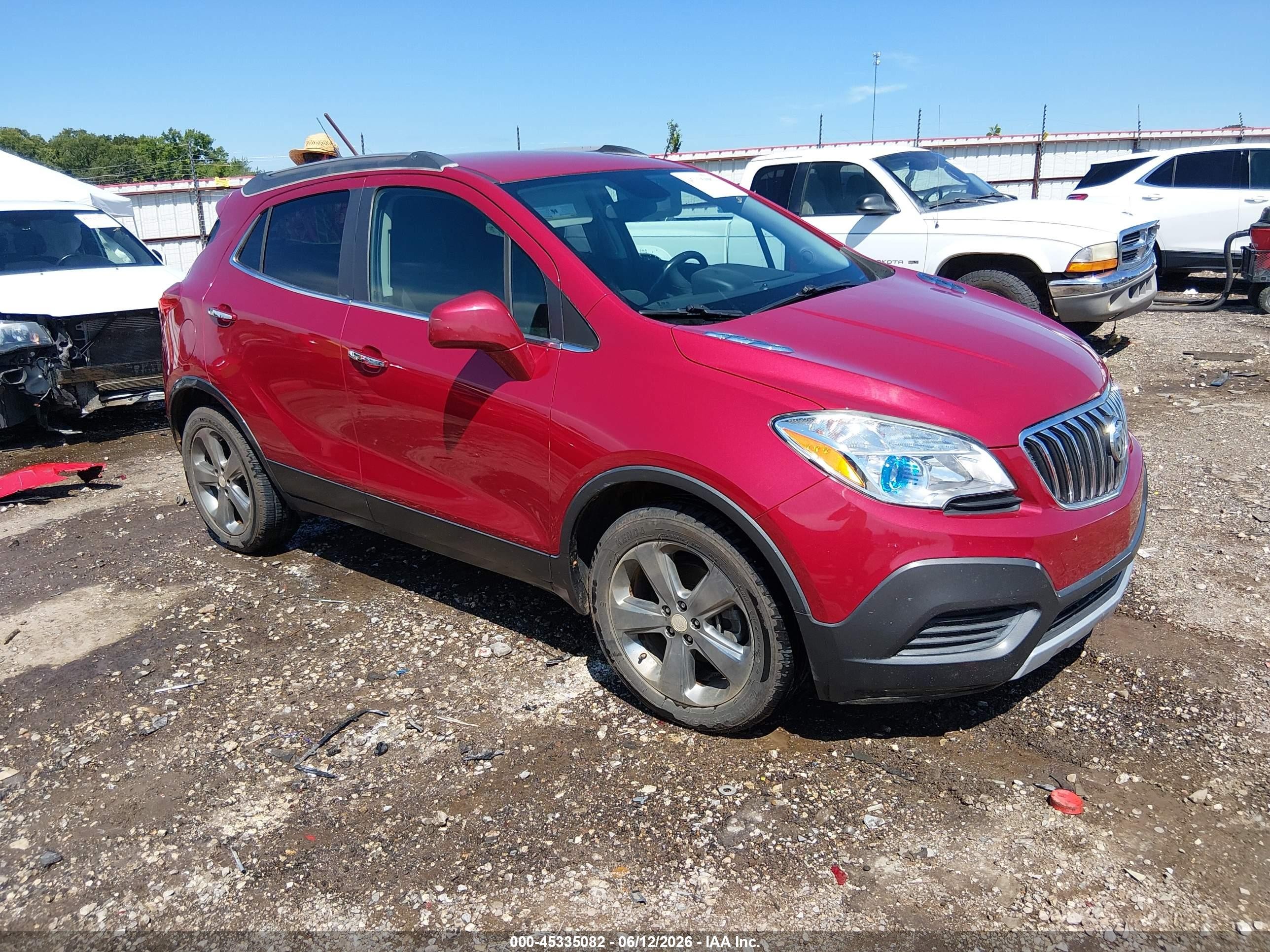 2013 Buick Encore   Red vin: KL4CJASB1DB180639
