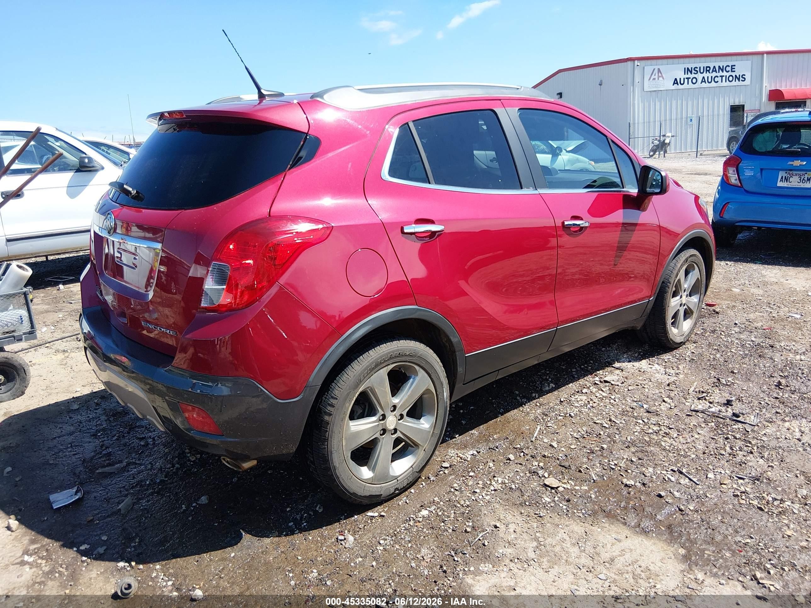 2013 Buick Encore   Red vin: KL4CJASB1DB180639