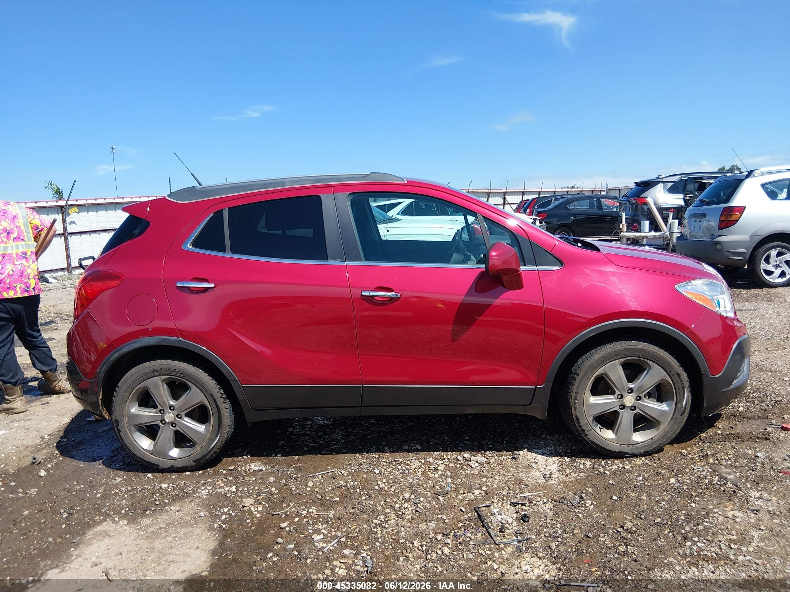 2013 Buick Encore   Red vin: KL4CJASB1DB180639