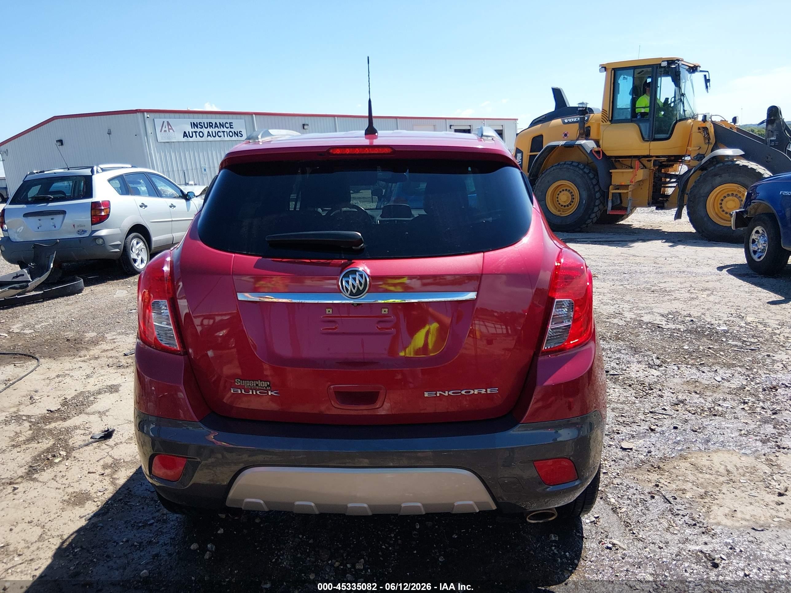 2013 Buick Encore   Red vin: KL4CJASB1DB180639
