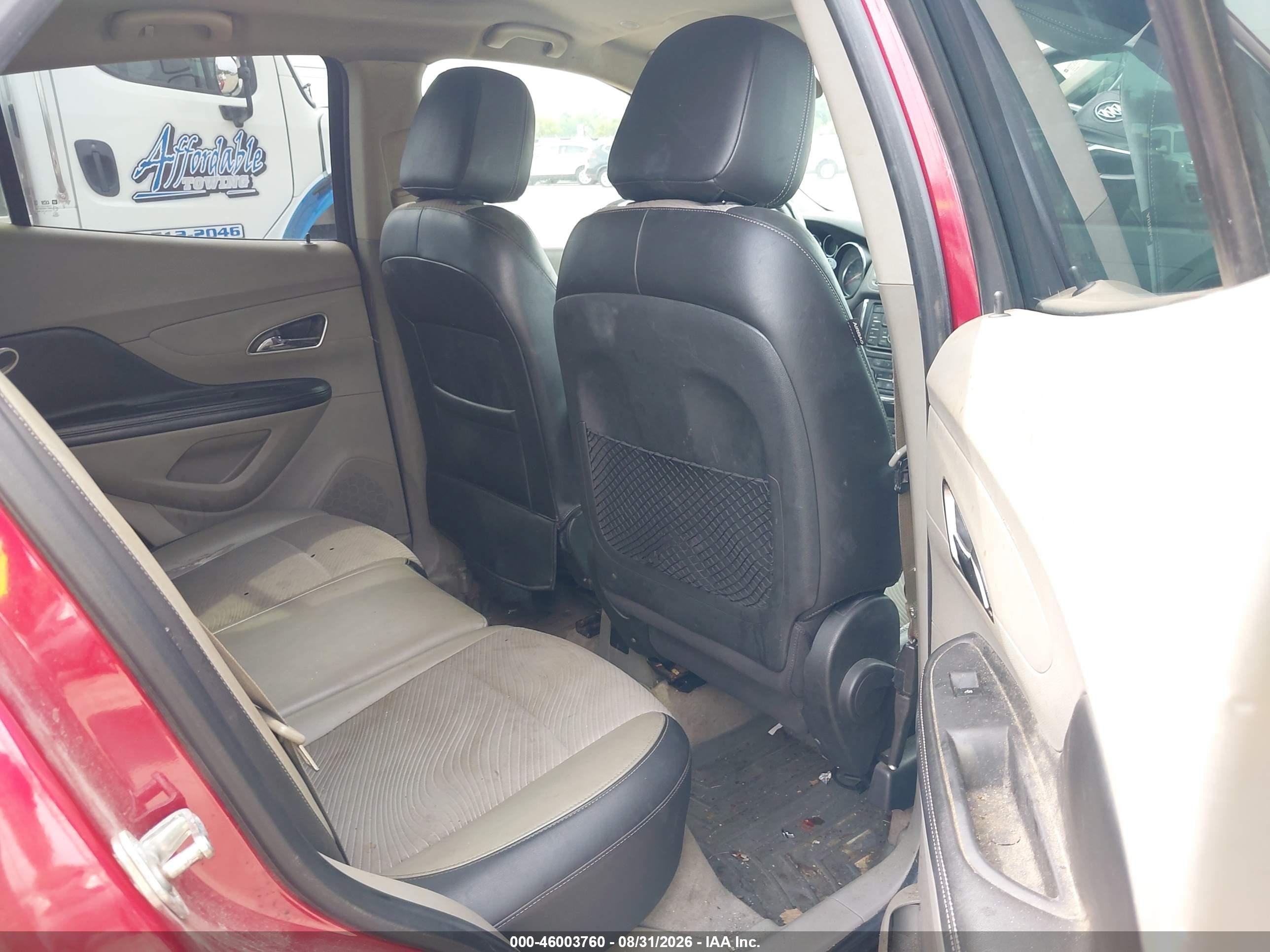 2014 Buick Encore   Red vin: KL4CJASB1EB643574