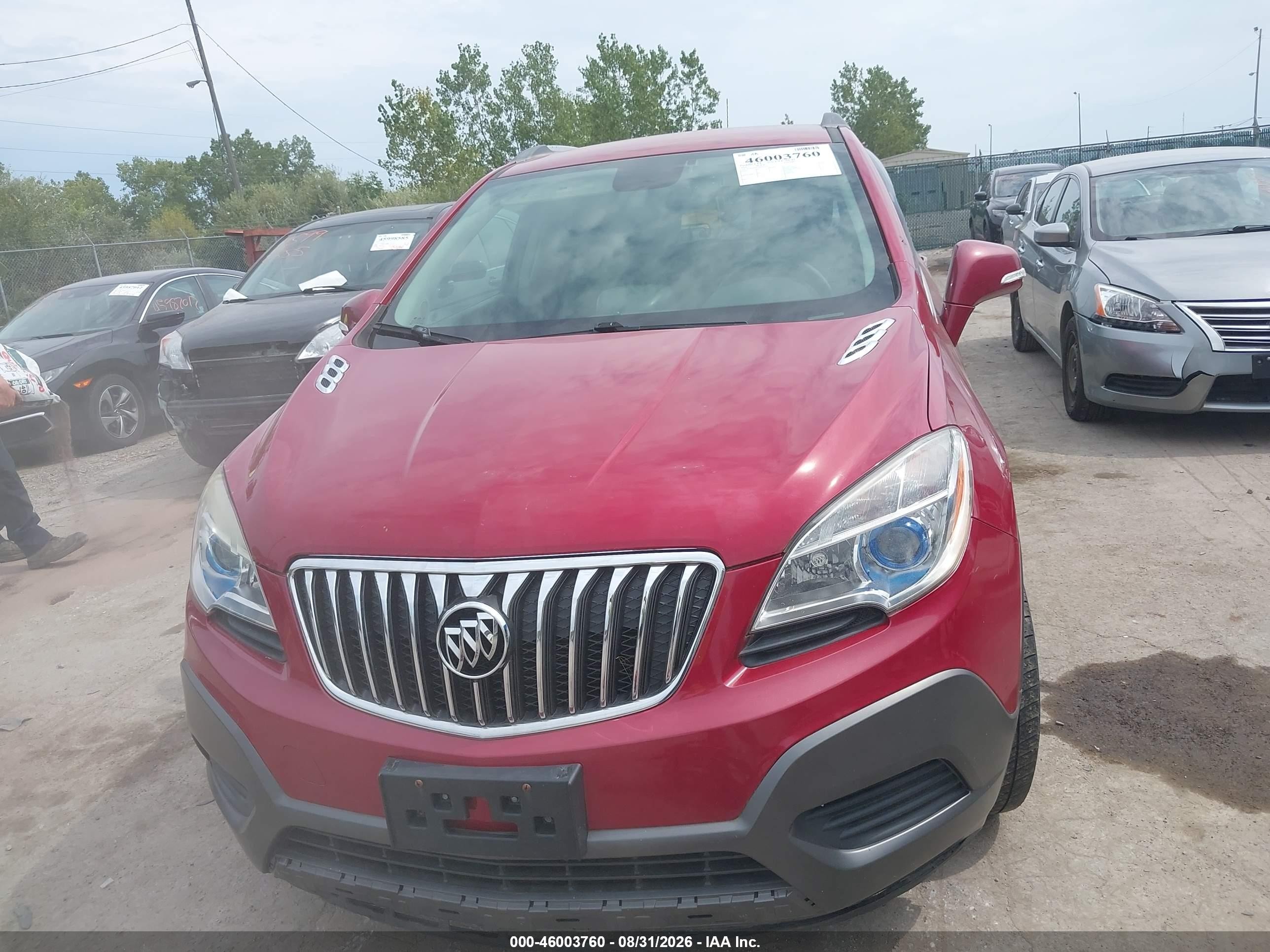 2014 Buick Encore   Red vin: KL4CJASB1EB643574