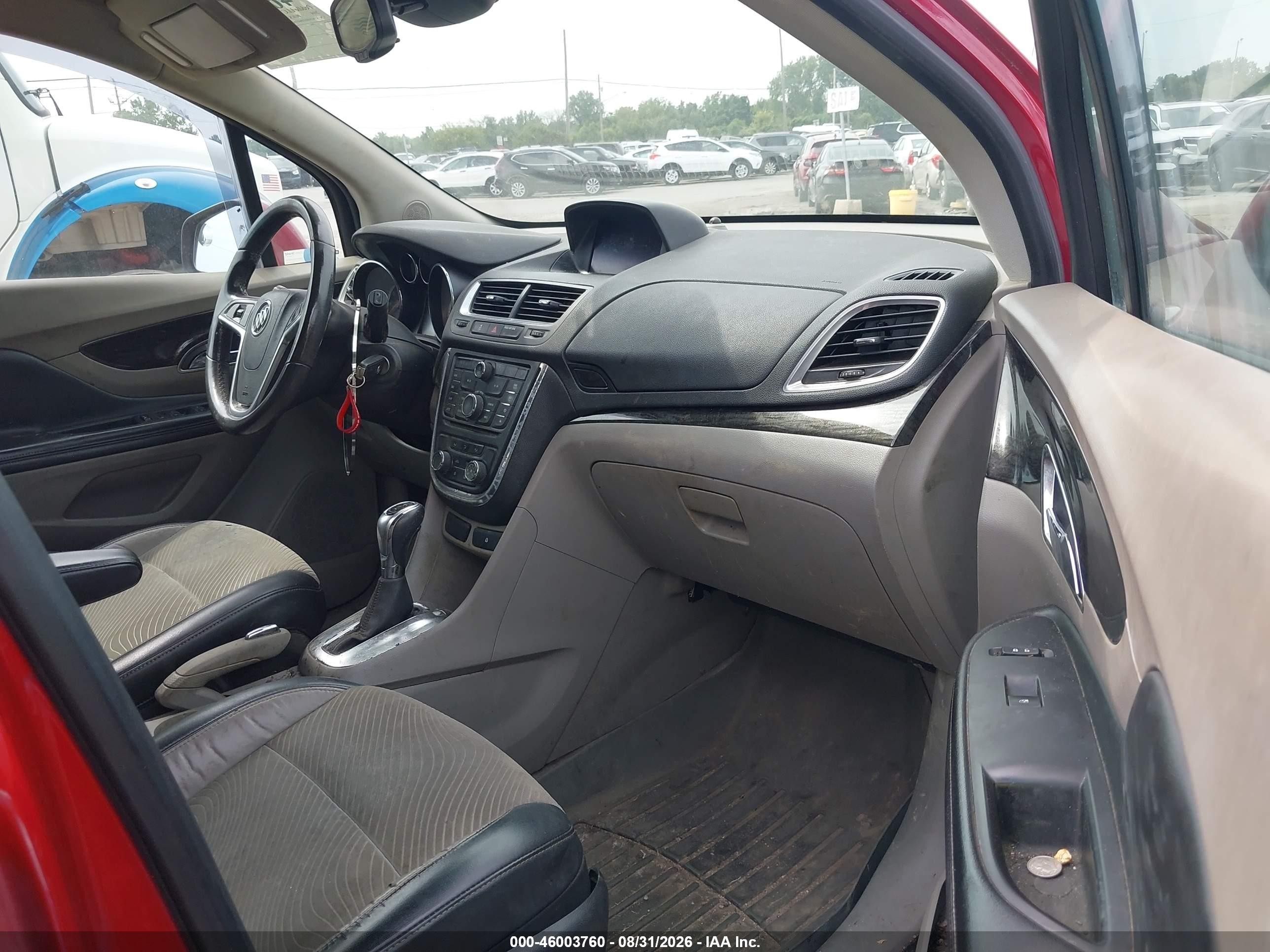 2014 Buick Encore   Red vin: KL4CJASB1EB643574