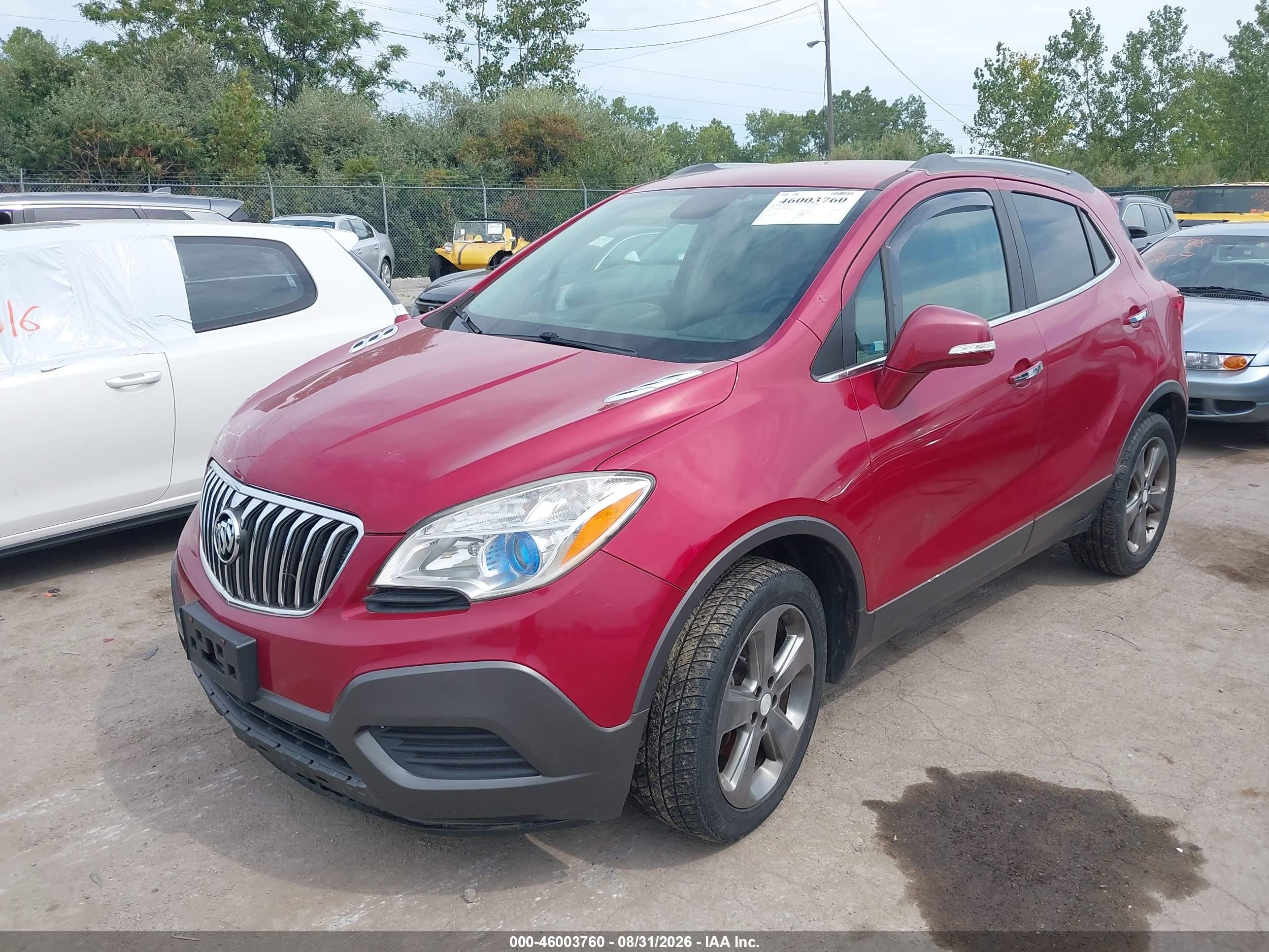 2014 Buick Encore   Red vin: KL4CJASB1EB643574