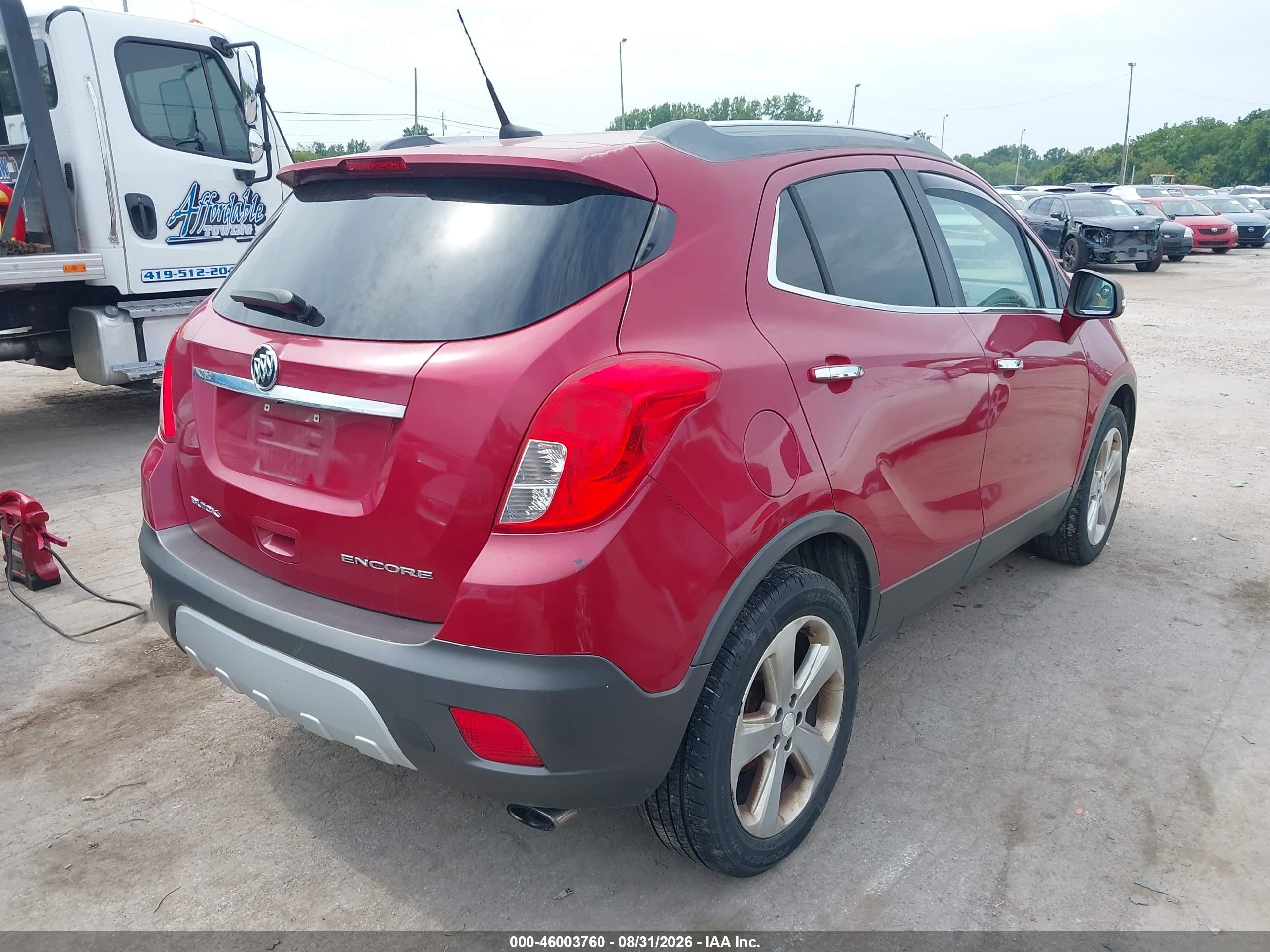 2014 Buick Encore   Red vin: KL4CJASB1EB643574