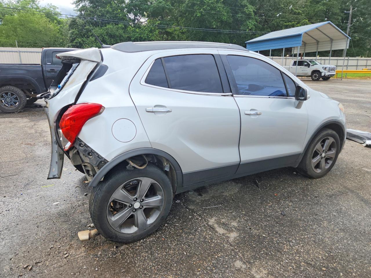 2014 Buick Encore Серебряный vin: KL4CJASB1EB668362
