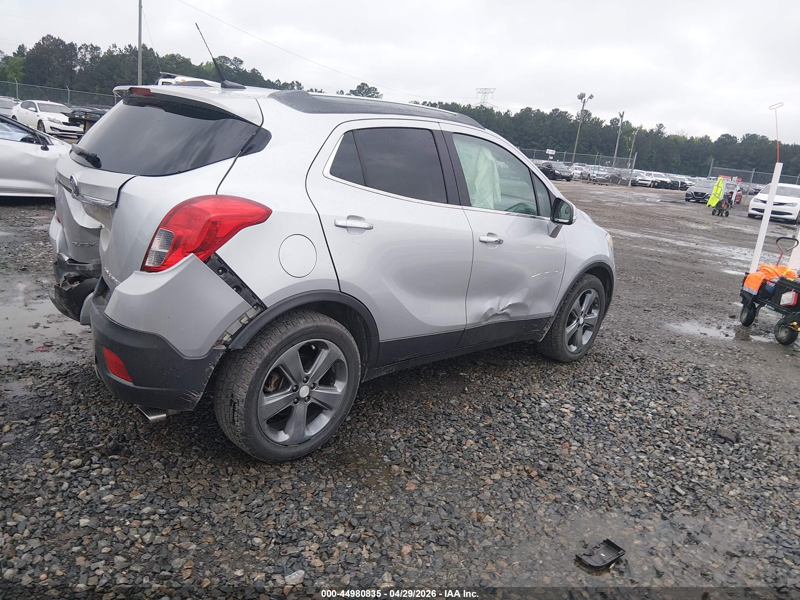 2014 Buick Encore   Silver vin: KL4CJASB1EB780191