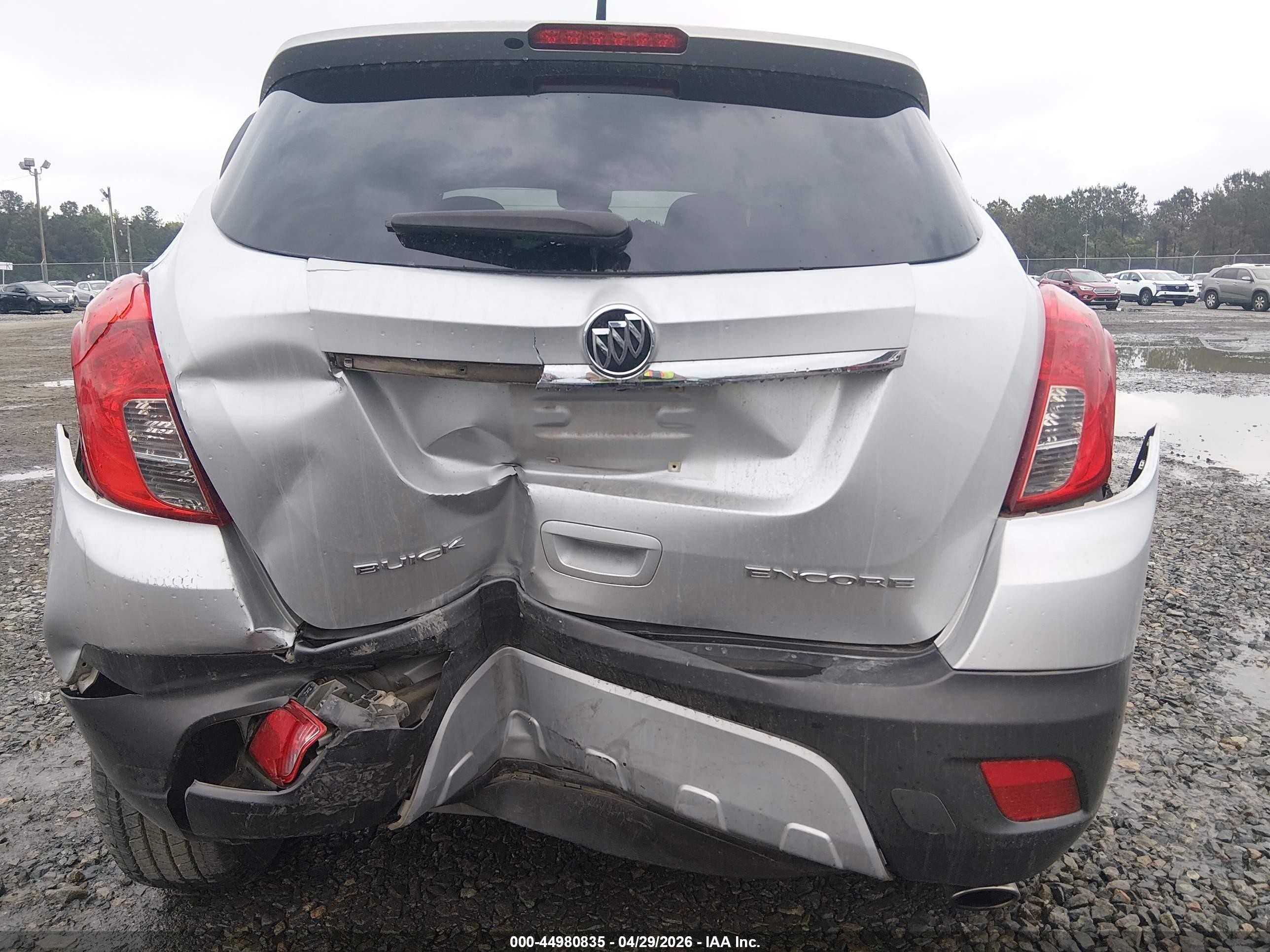 2014 Buick Encore   Silver vin: KL4CJASB1EB780191