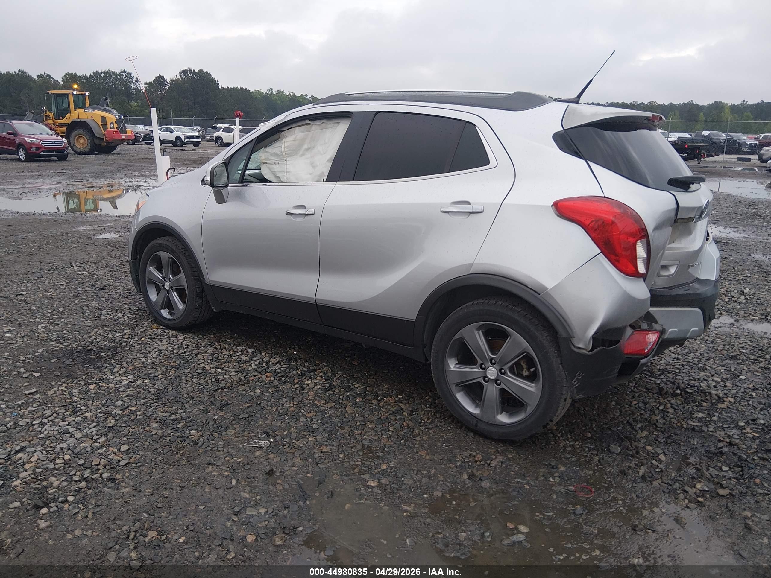 2014 Buick Encore   Silver vin: KL4CJASB1EB780191