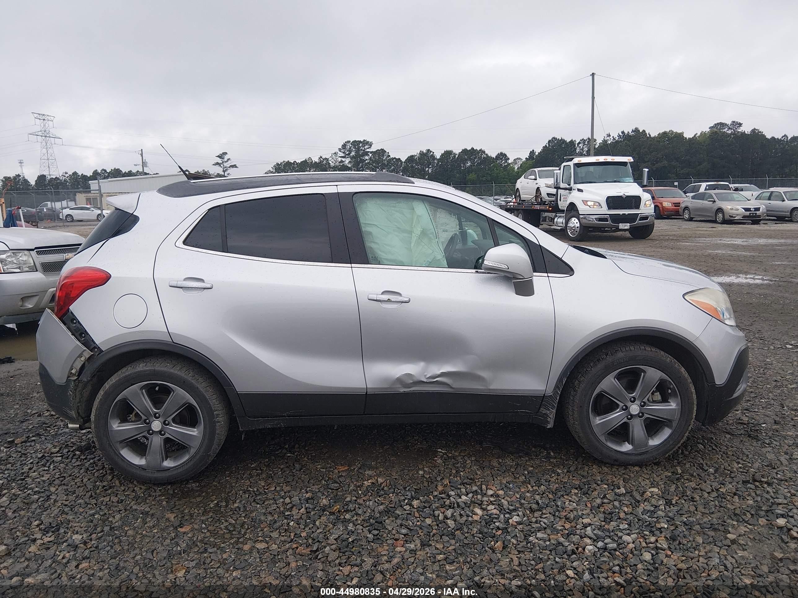 2014 Buick Encore   Silver vin: KL4CJASB1EB780191