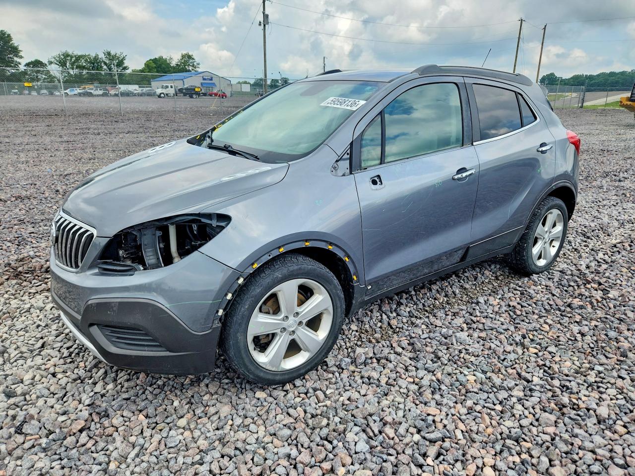 2015 Buick Encore Silver vin: KL4CJASB1FB089793