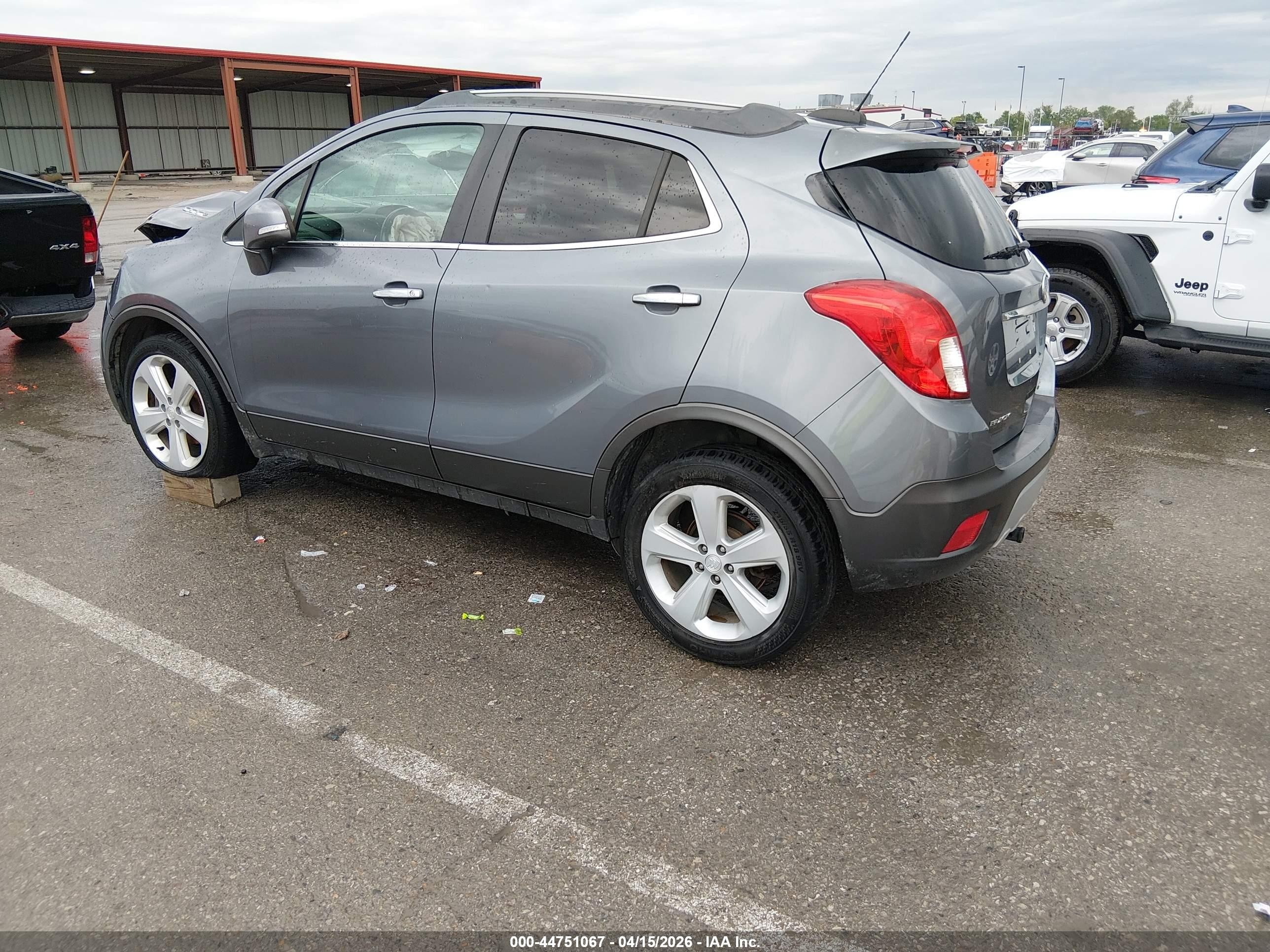 2015 Buick Encore   Серый vin: KL4CJASB1FB193250