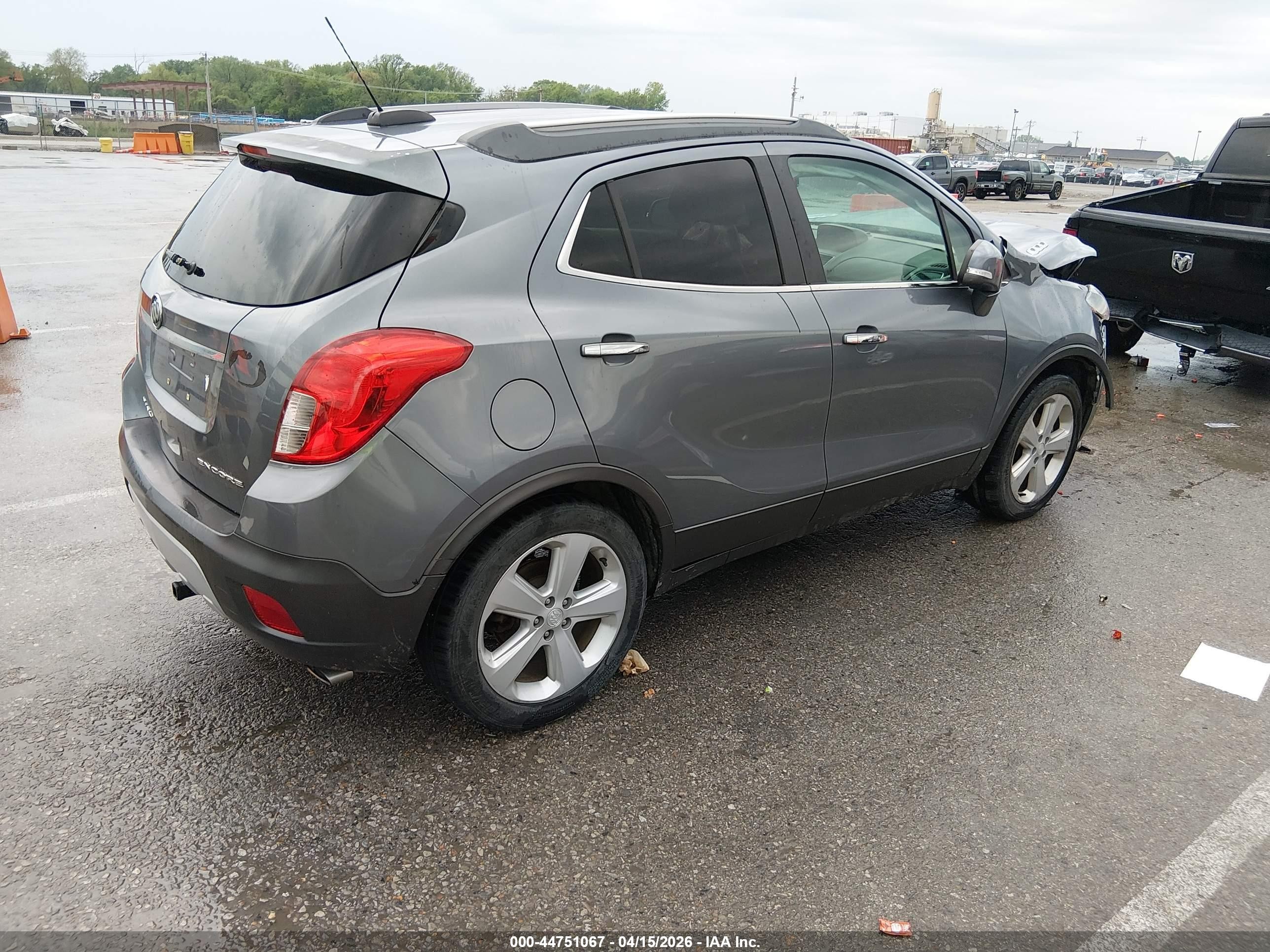 2015 Buick Encore   Серый vin: KL4CJASB1FB193250