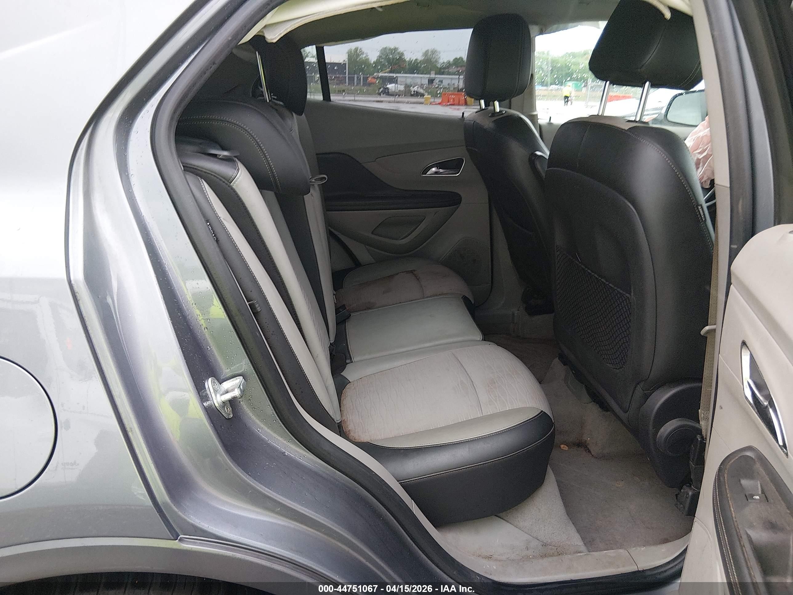 2015 Buick Encore   Серый vin: KL4CJASB1FB193250