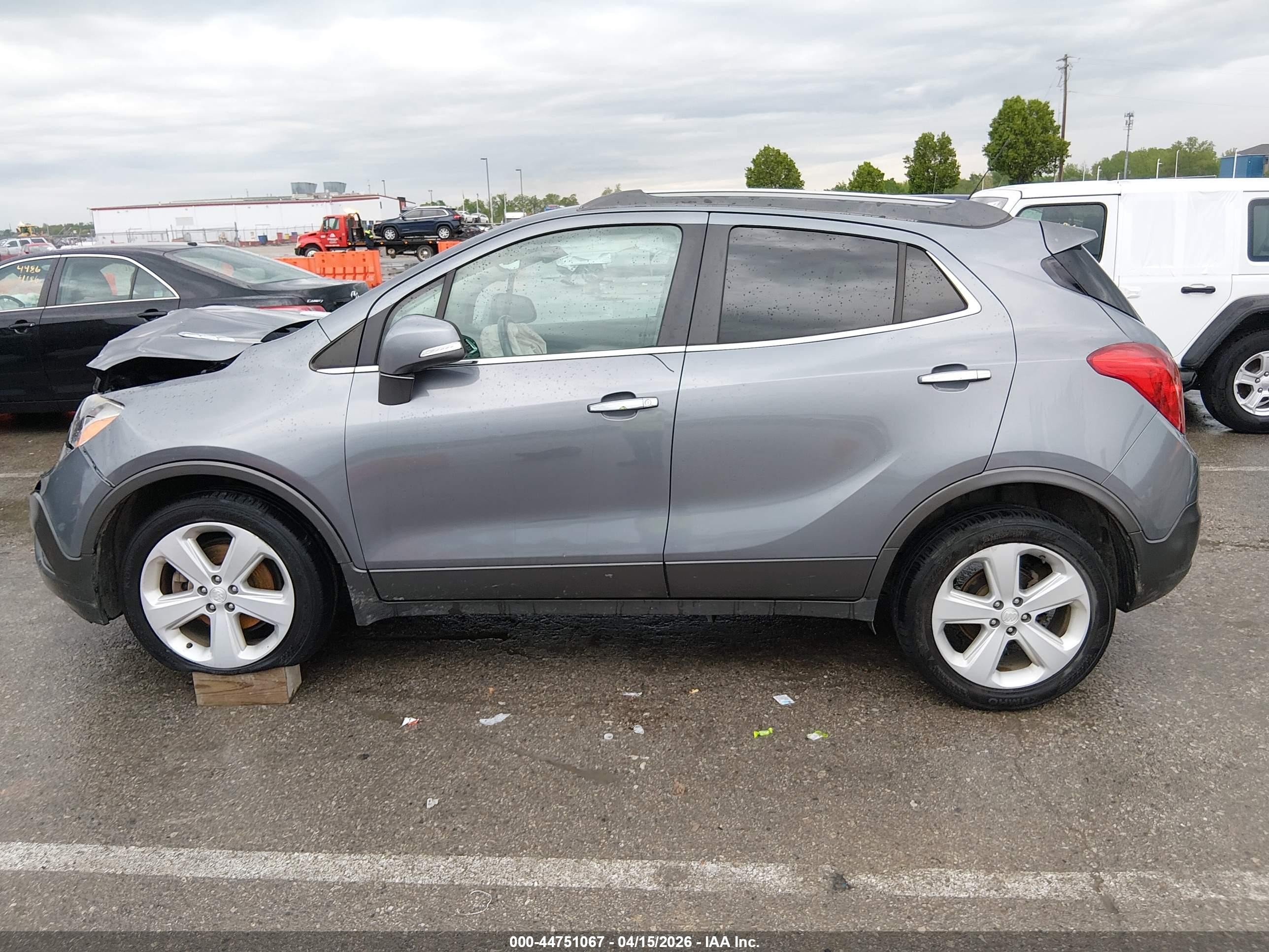 2015 Buick Encore   Серый vin: KL4CJASB1FB193250