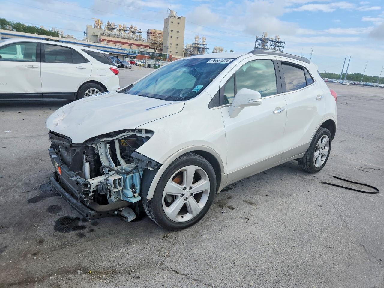 2015 Buick Encore White vin: KL4CJASB1FB206661