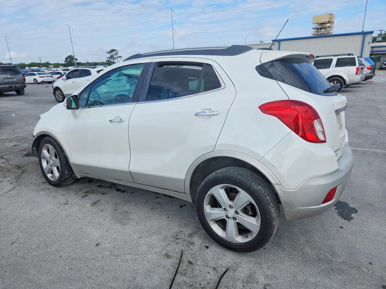 2015 Buick Encore White vin: KL4CJASB1FB206661