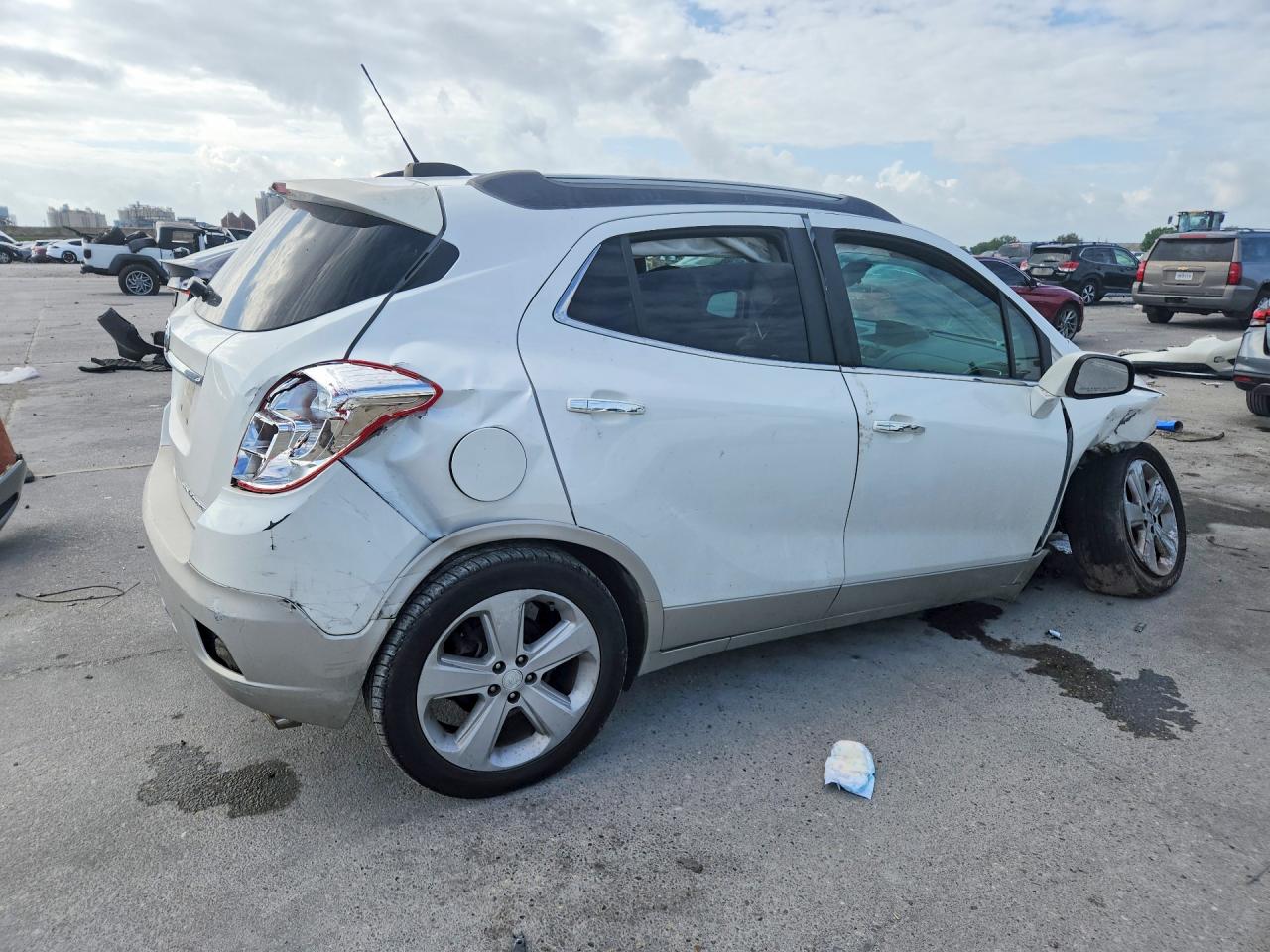 2015 Buick Encore White vin: KL4CJASB1FB206661