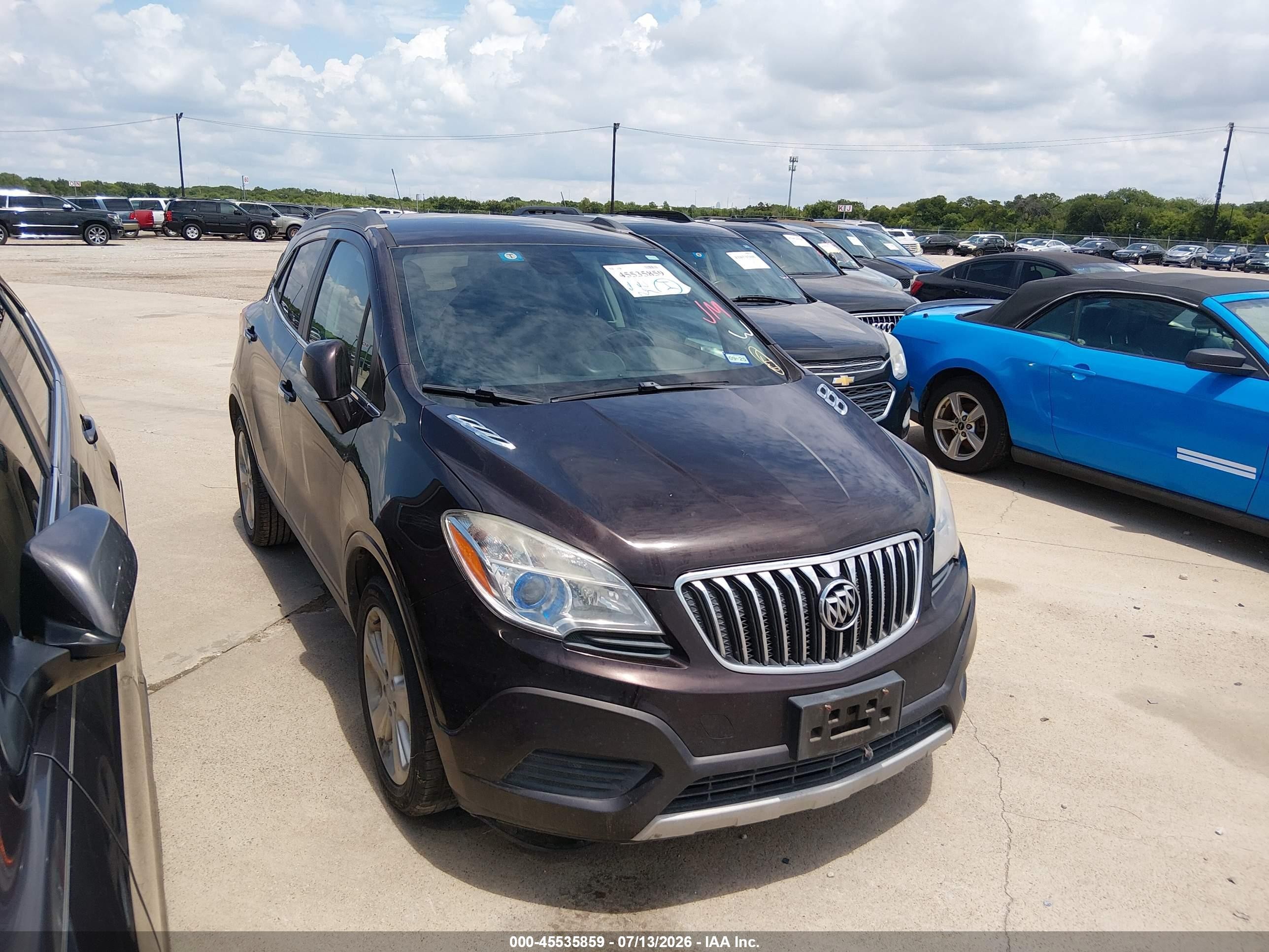 2015 Buick Encore   Brown vin: KL4CJASB1FB223380